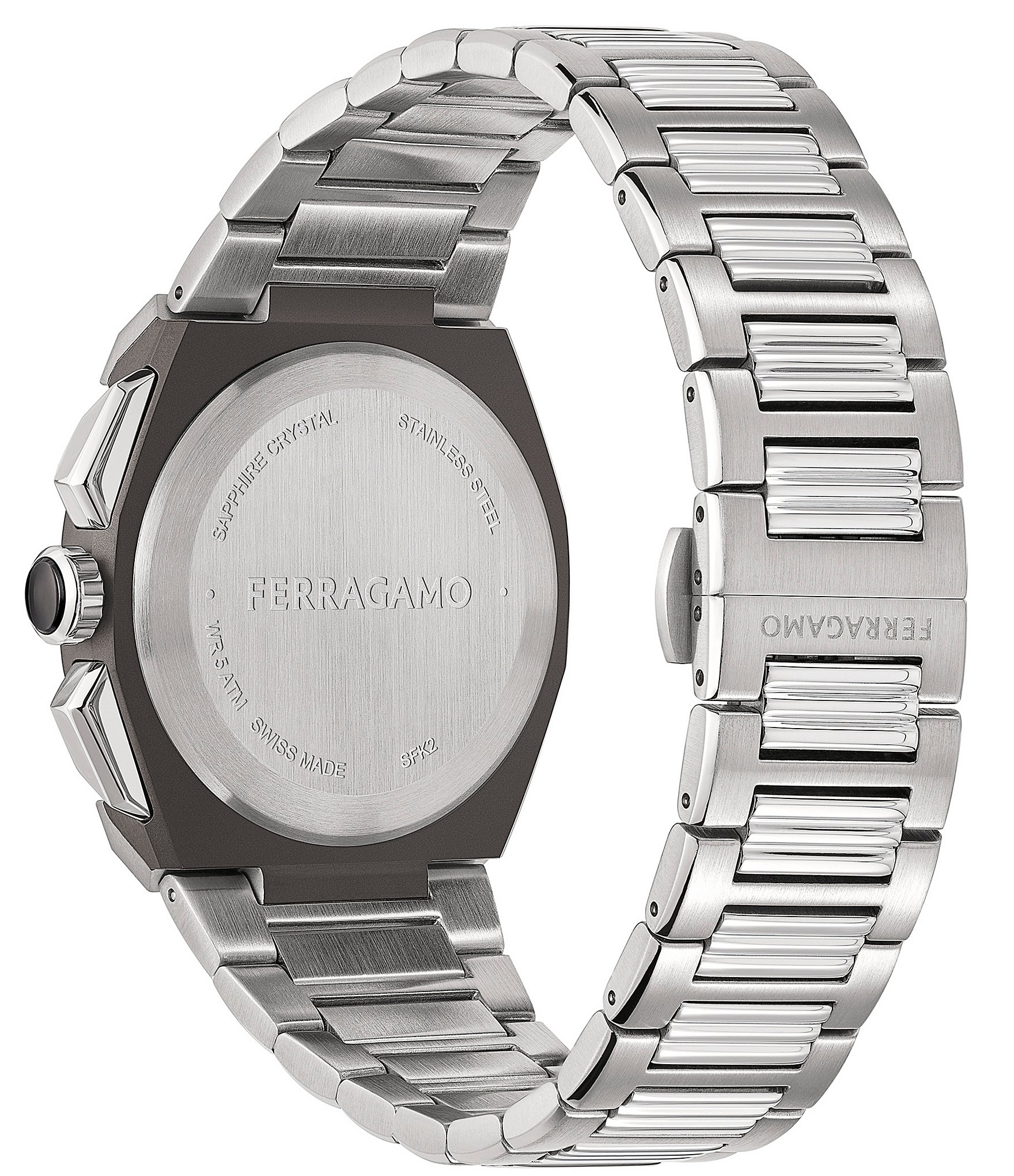 Salvatore Ferragamo Men's Ferragamo Supreme Chrono Stainless Steel Watch