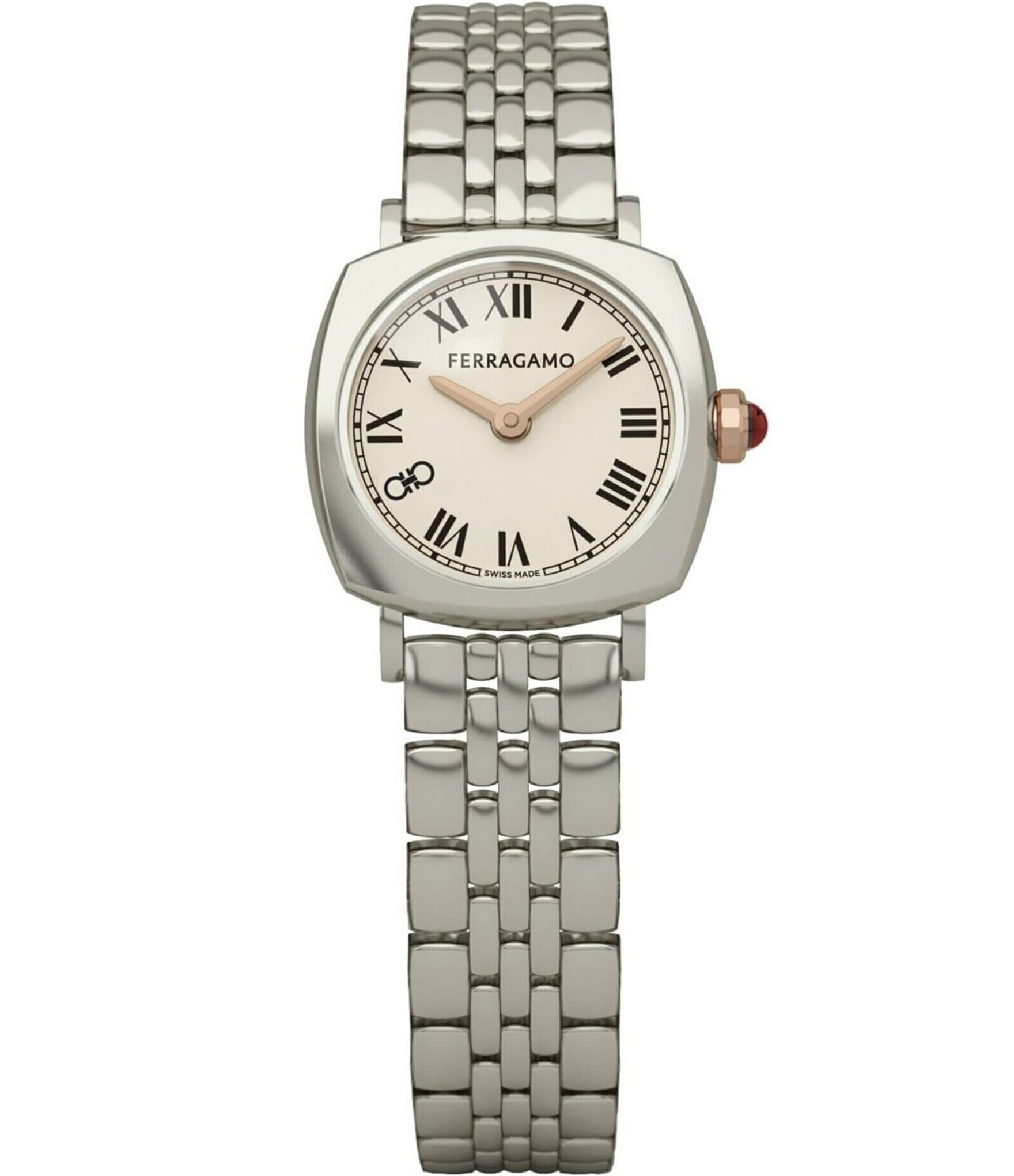 Salvatore Ferragamo Women's Ferragamo Soft Square Stainless Steel Watch