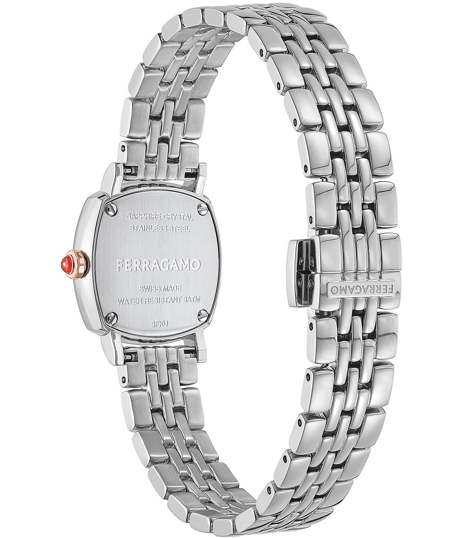 Salvatore Ferragamo Women's Ferragamo Soft Square Stainless Steel Watch