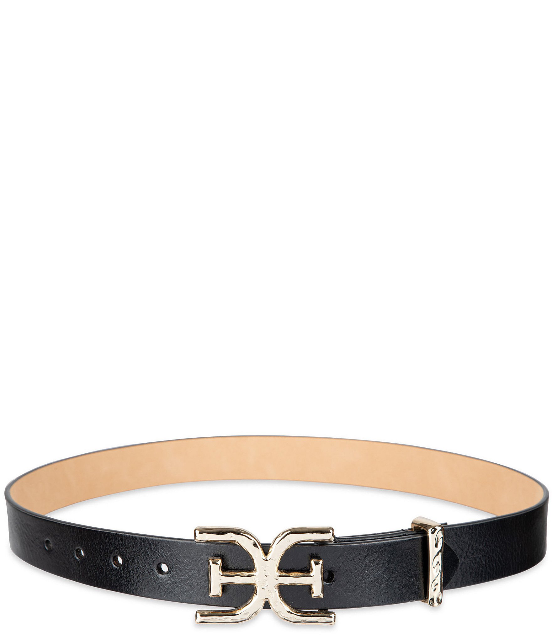 9544 Womens The Statement Belt, Black/nickel Kellan Belt - Black Leather - PAIGE main image 3