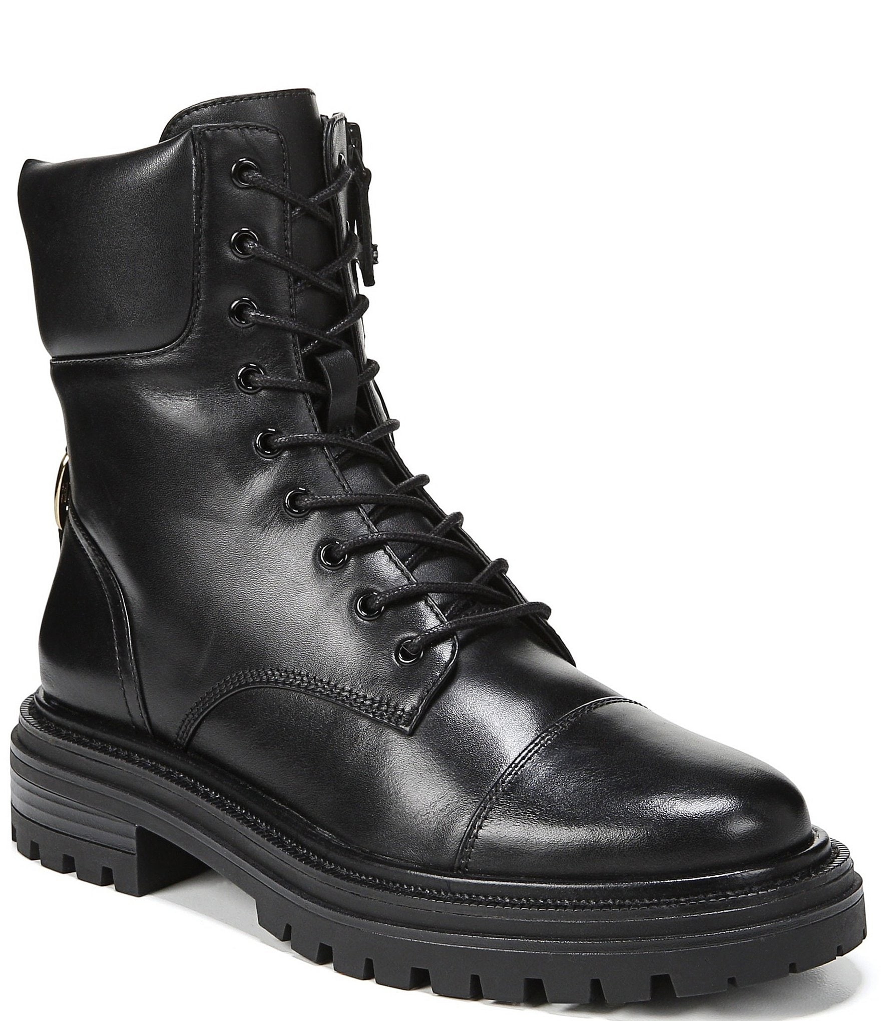 Sam Edelman Aleia Leather Combat Booties | Dillard's