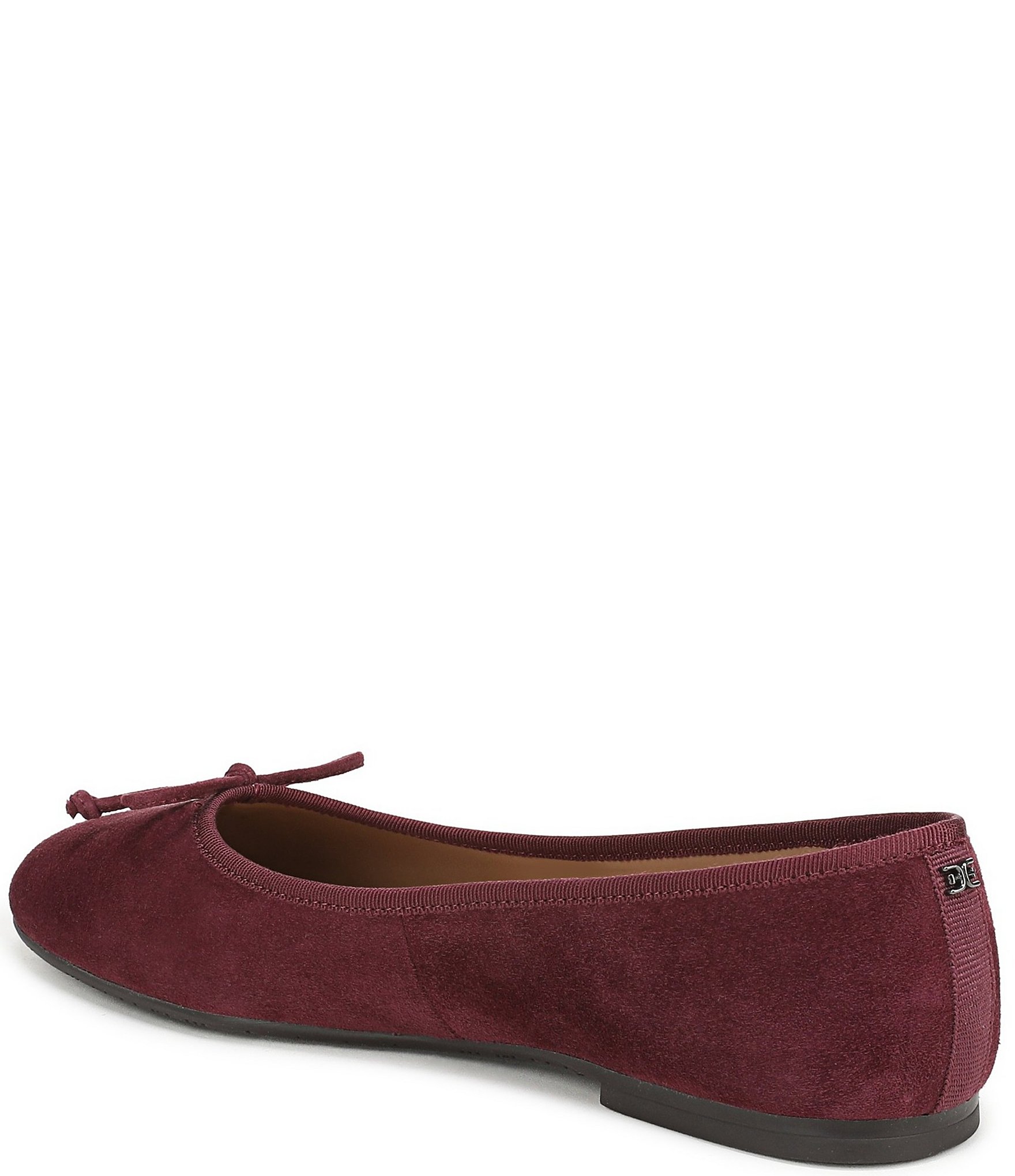 Sam Edelman Alie Suede Bow Detail Ballet Flats