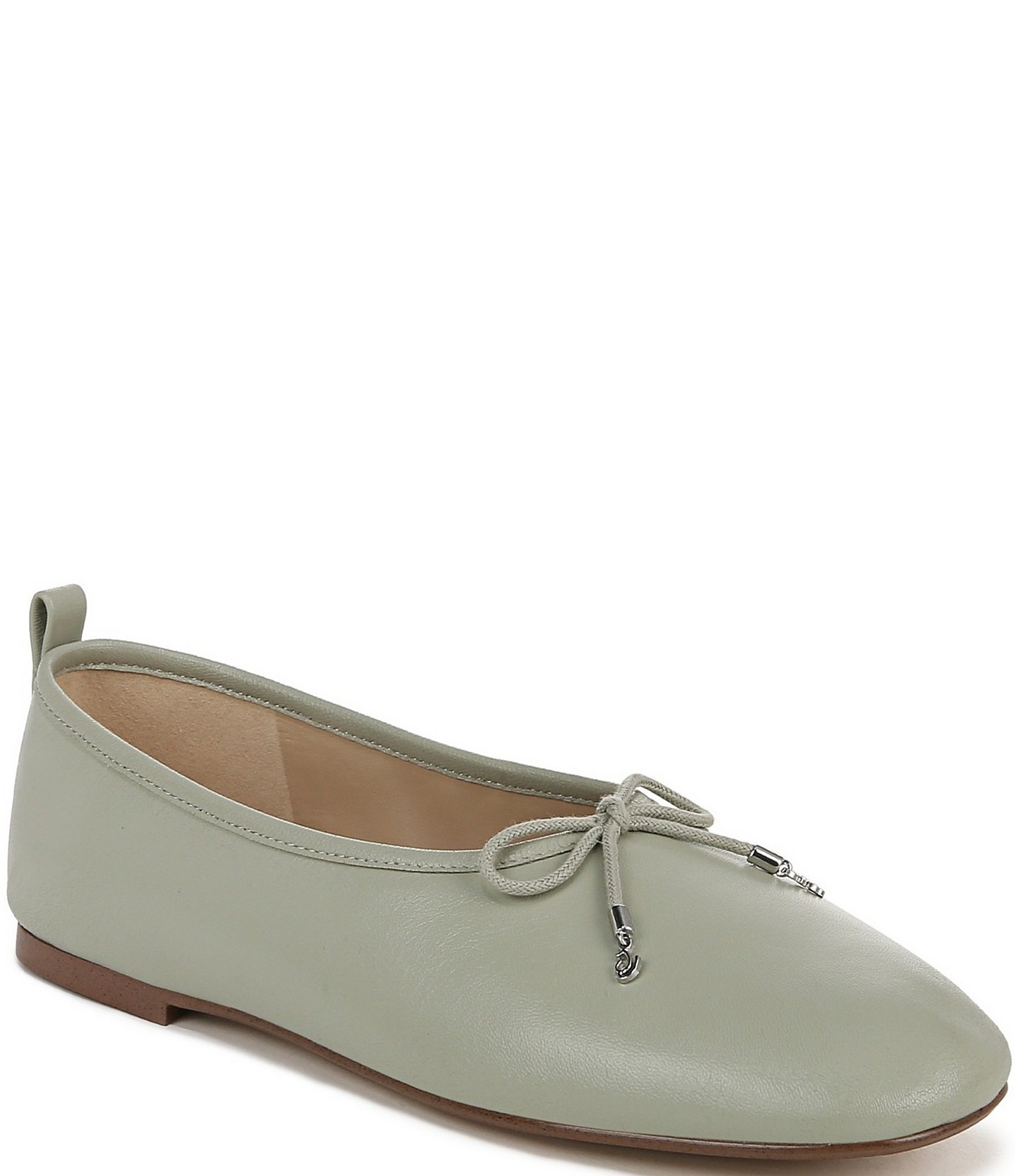 Sam Edelman Ari Leather Bow Detail Flats | Dillard's