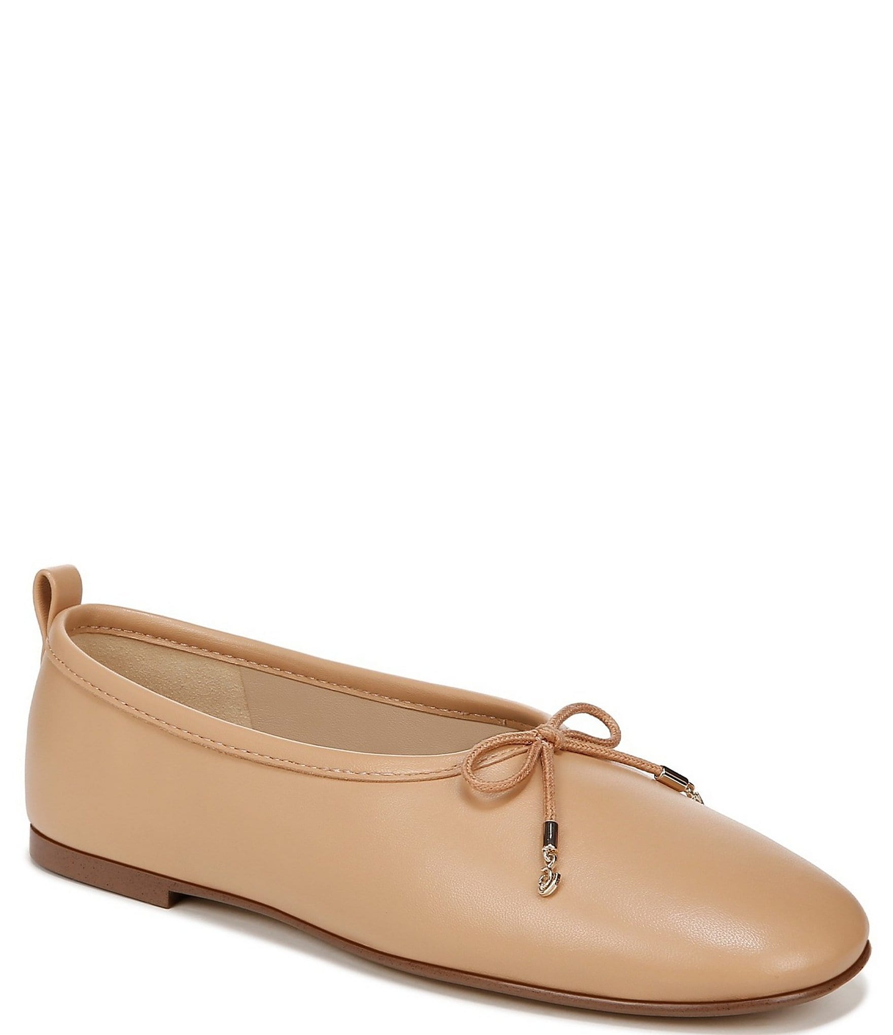 Sam Edelman Ari Leather Bow Detail Flats | Dillard's