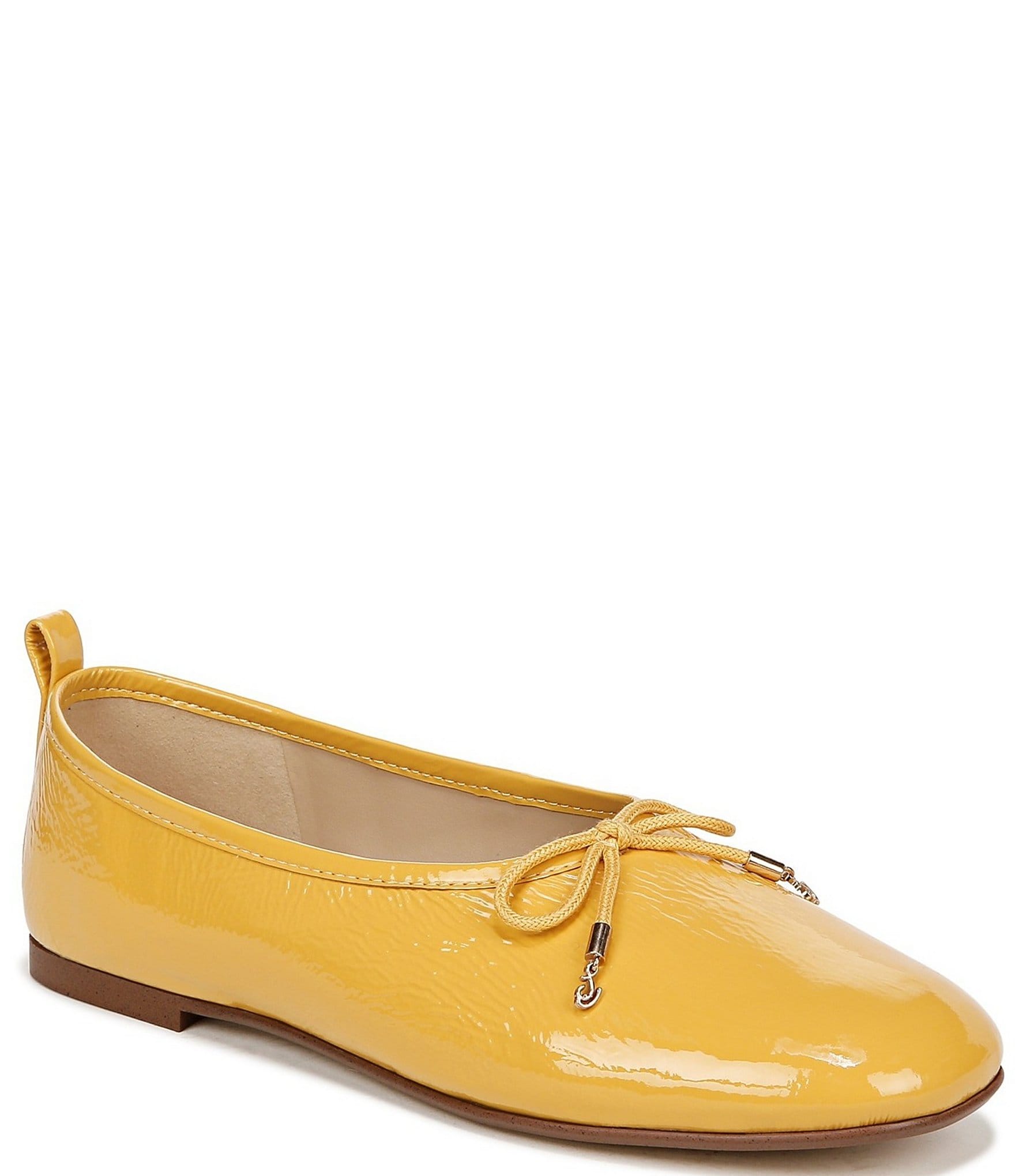 Sam Edelman Ari Patent Leather Bow Detail Flats Dillard s