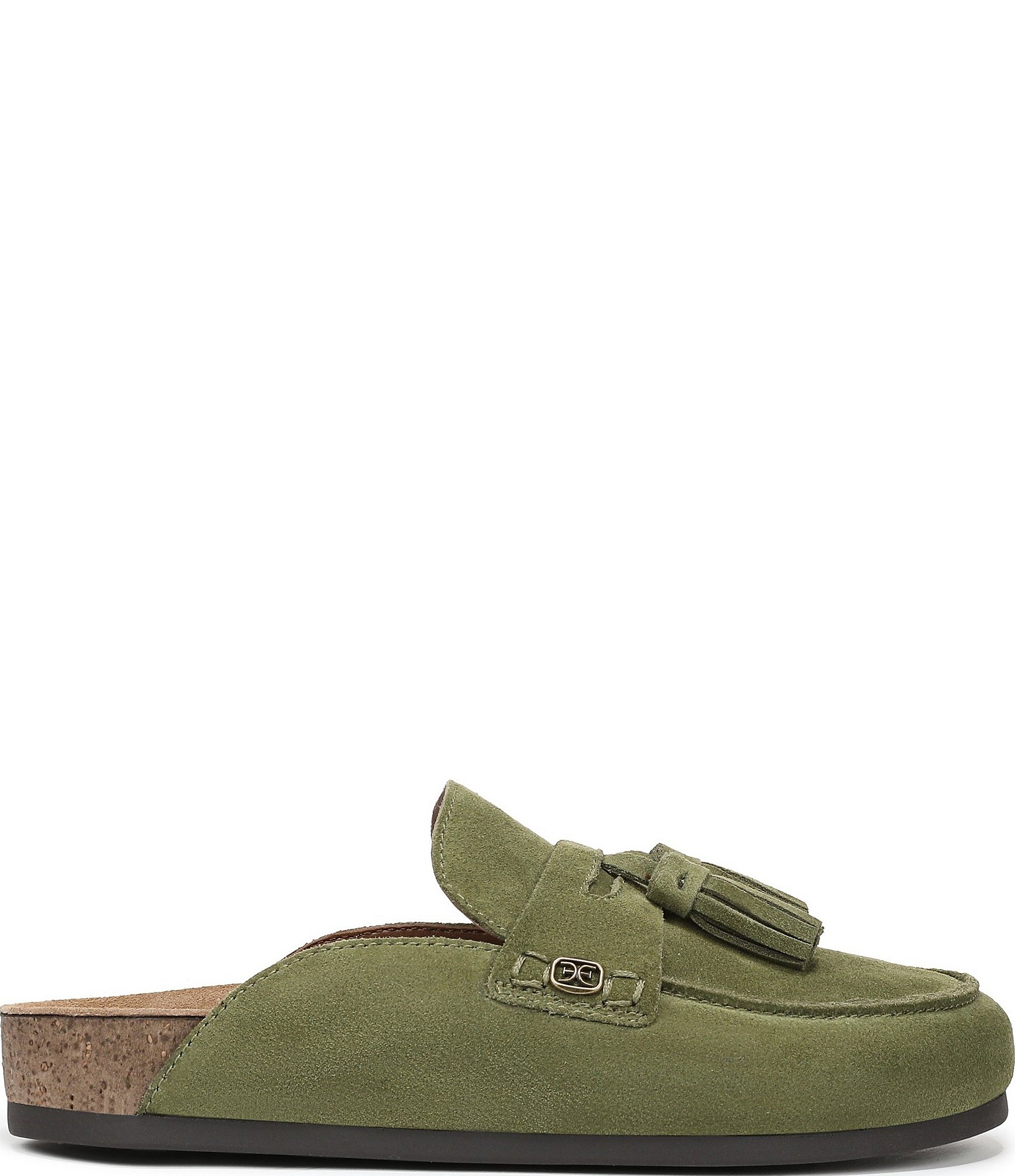 Sam Edelman Astrid Suede Tassel Detail Mules