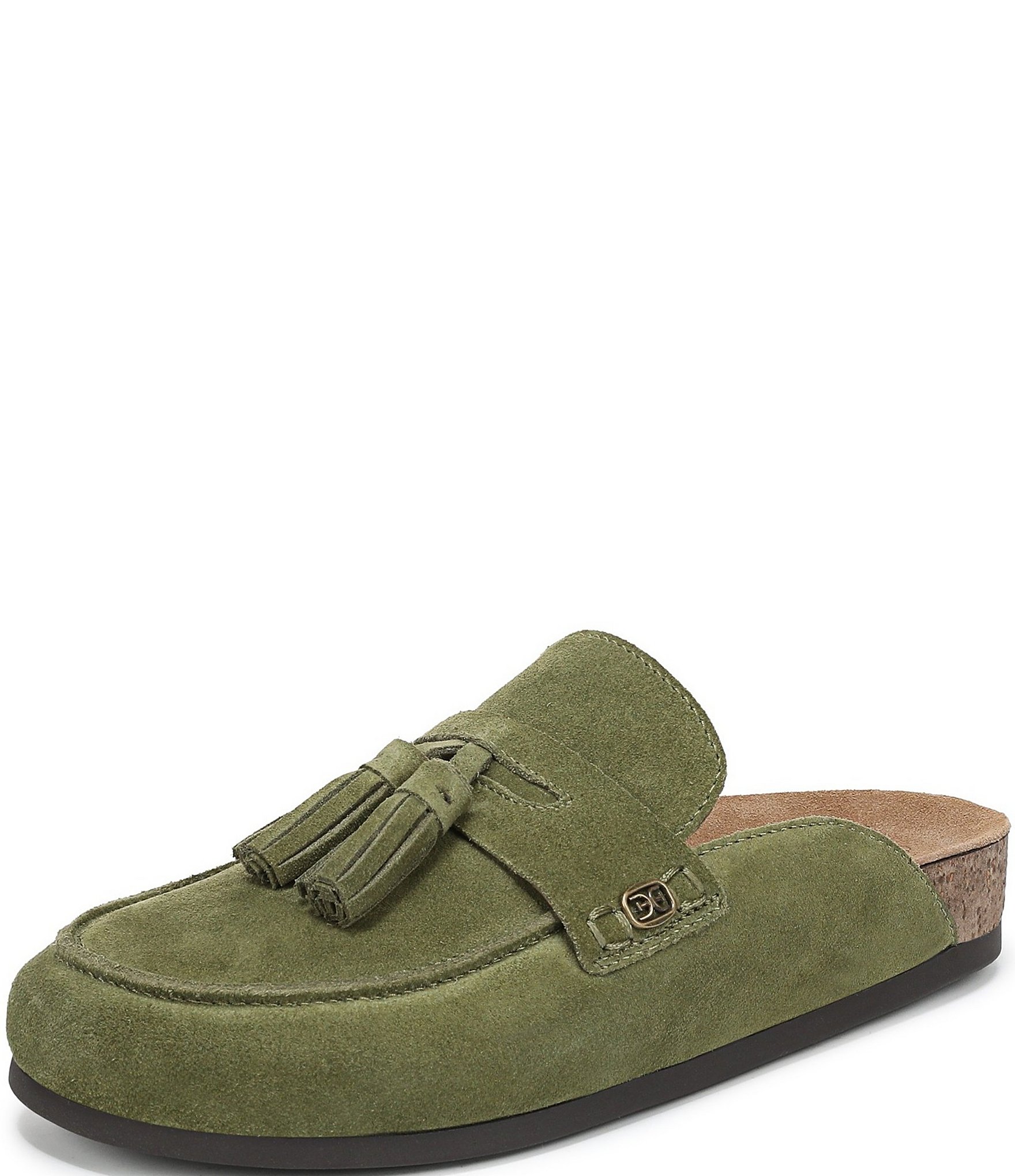 Sam Edelman Astrid Suede Tassel Detail Mules