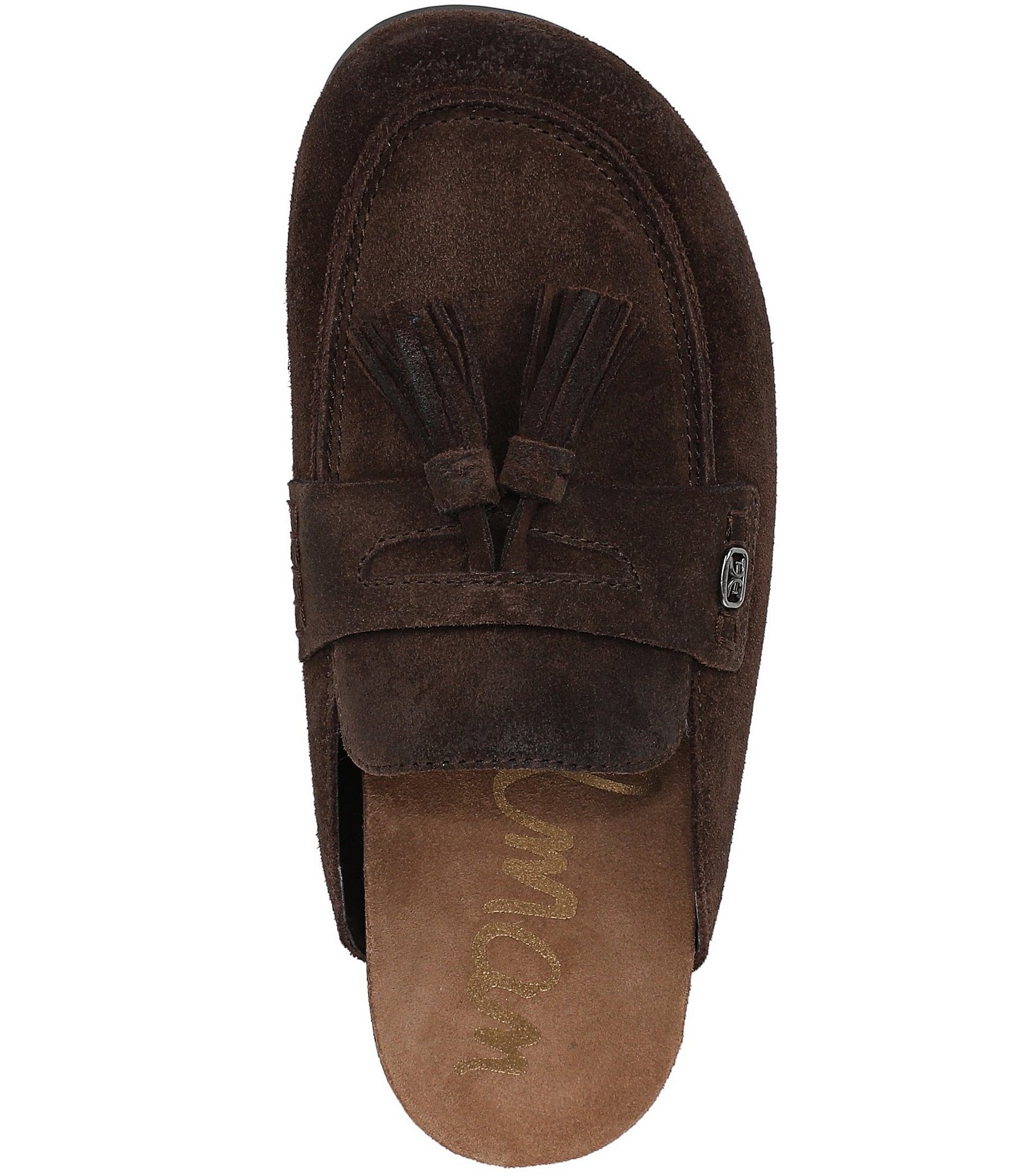 Sam Edelman Astrid Suede Tassel Detail Mules