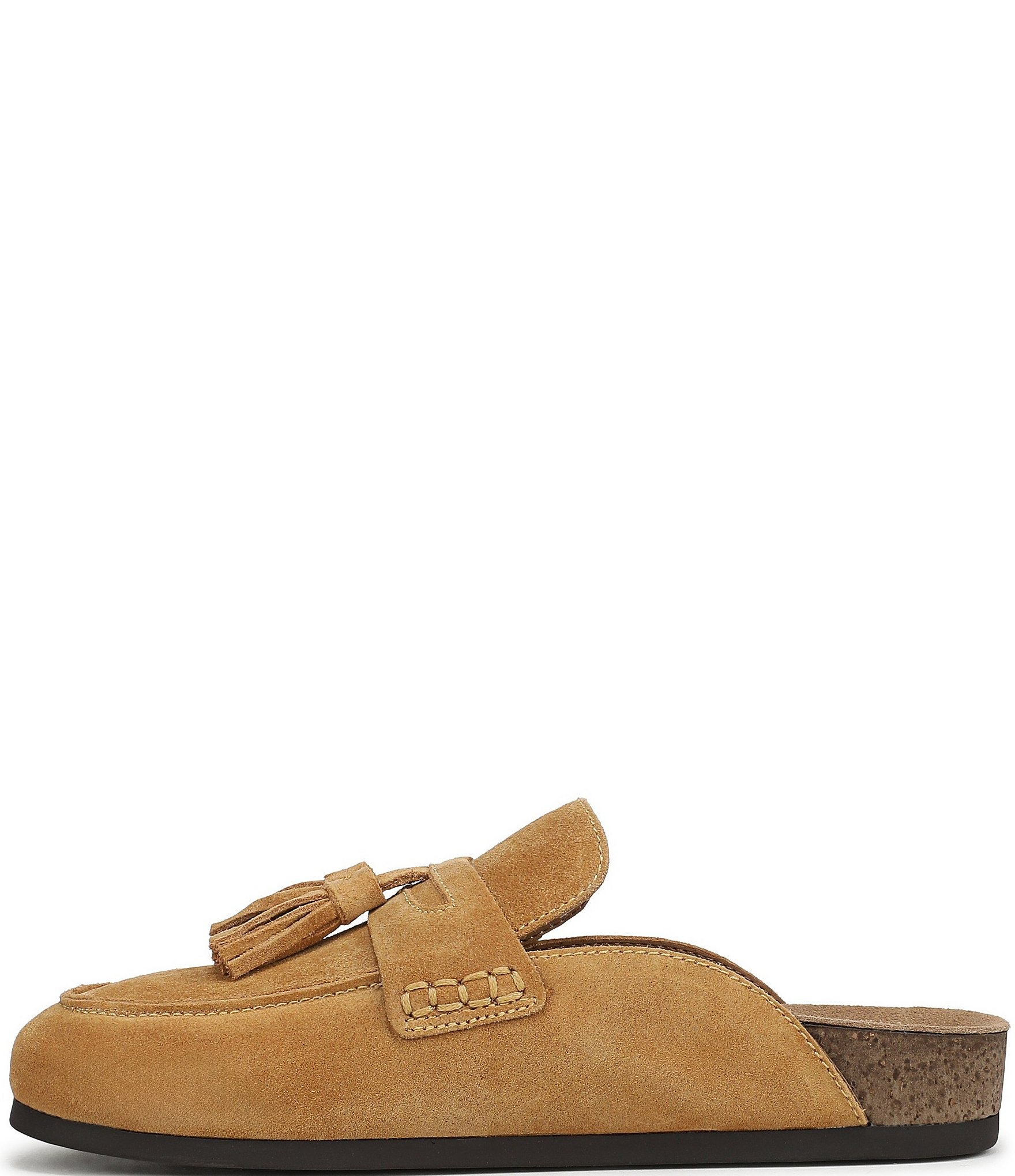 Sam Edelman Astrid Suede Tassel Detail Mules