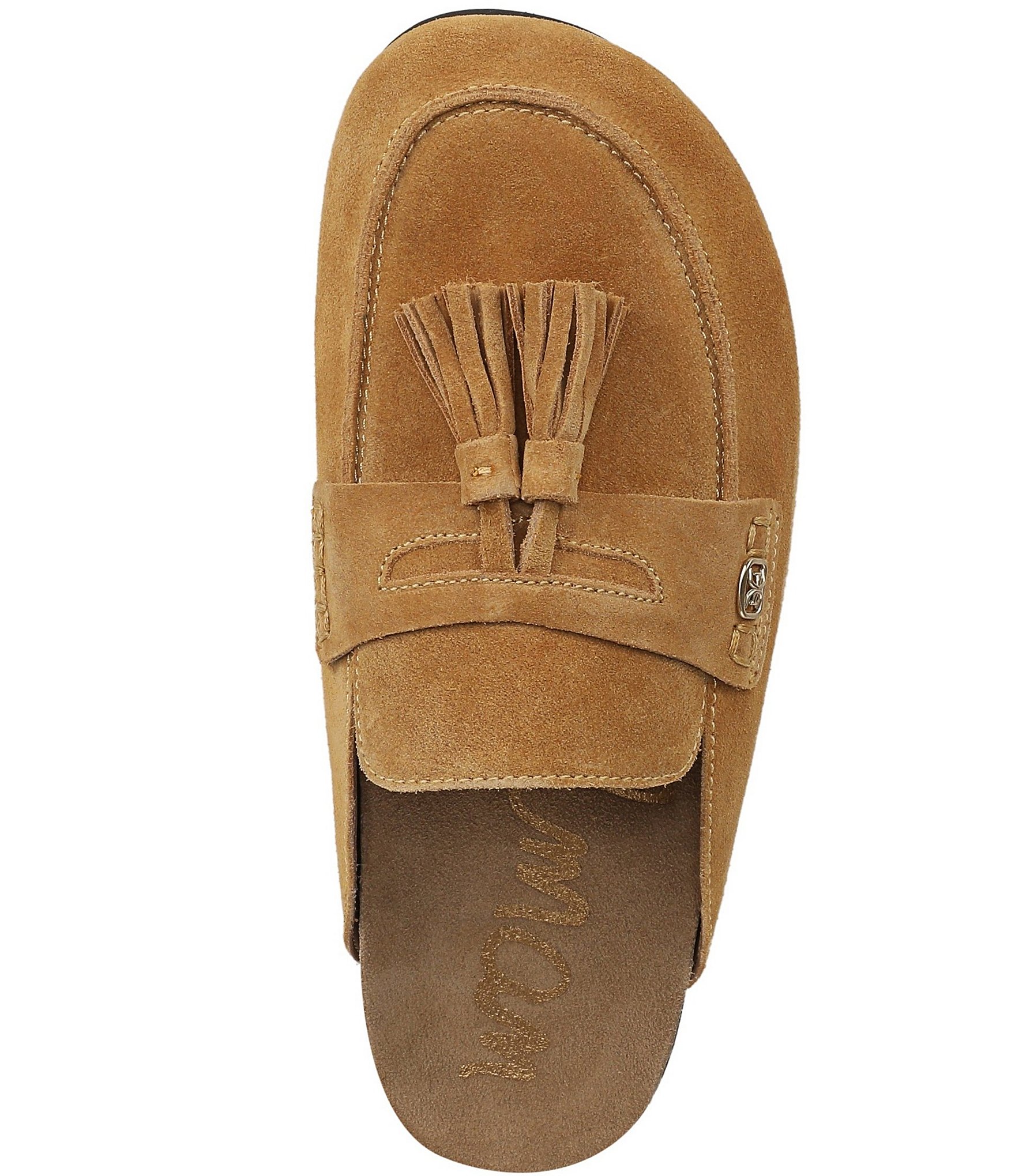 Sam Edelman Astrid Suede Tassel Detail Mules