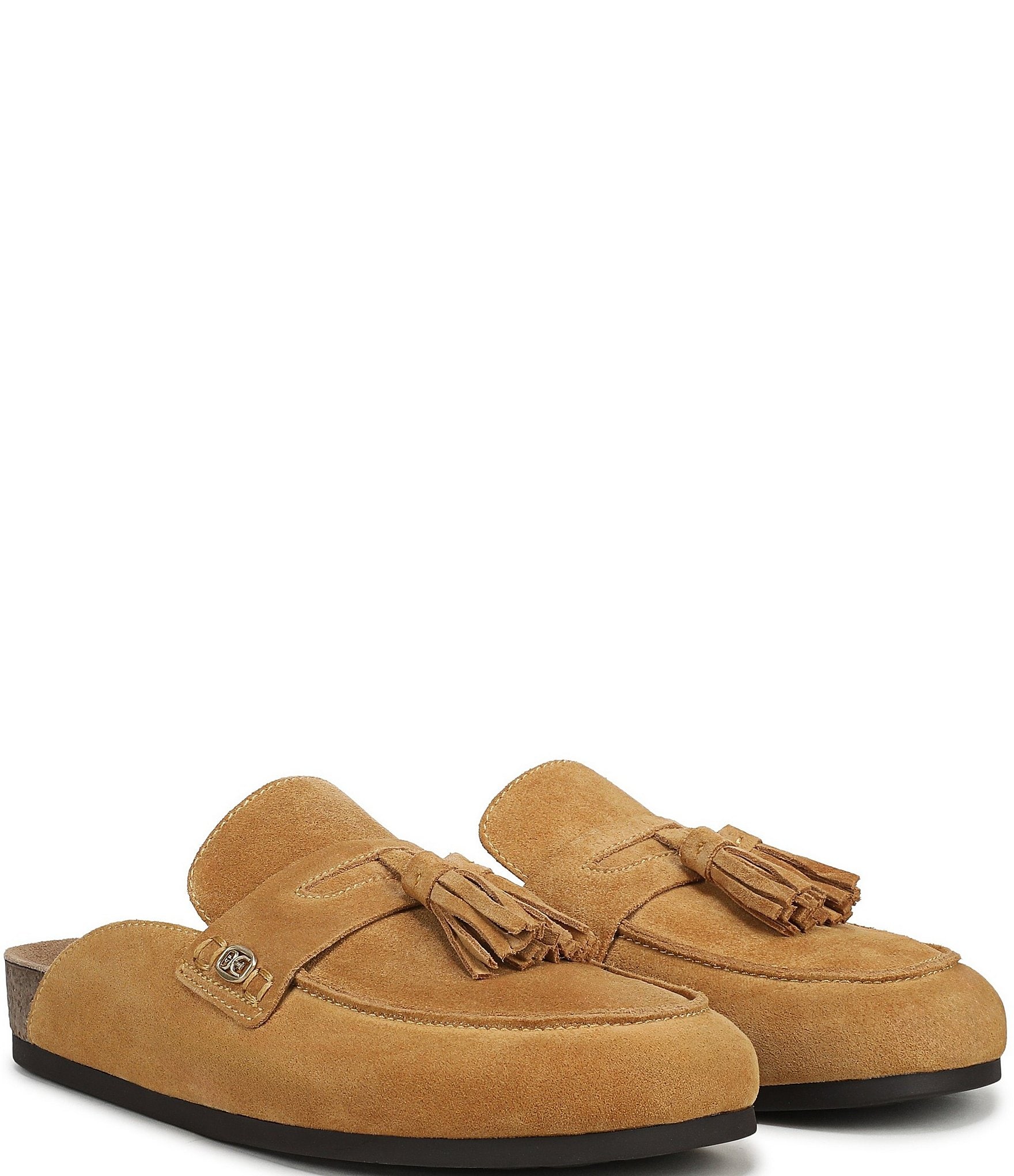 Sam Edelman Astrid Suede Tassel Detail Mules