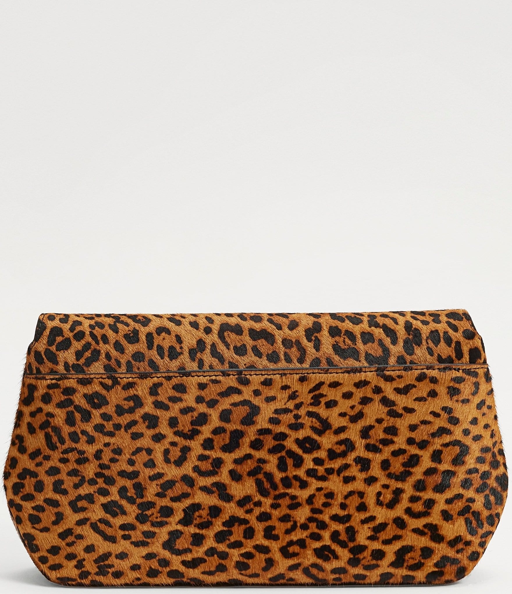 Sam Edelman Bex Folded Leopard Haircalf Convertible Shoulder Bag