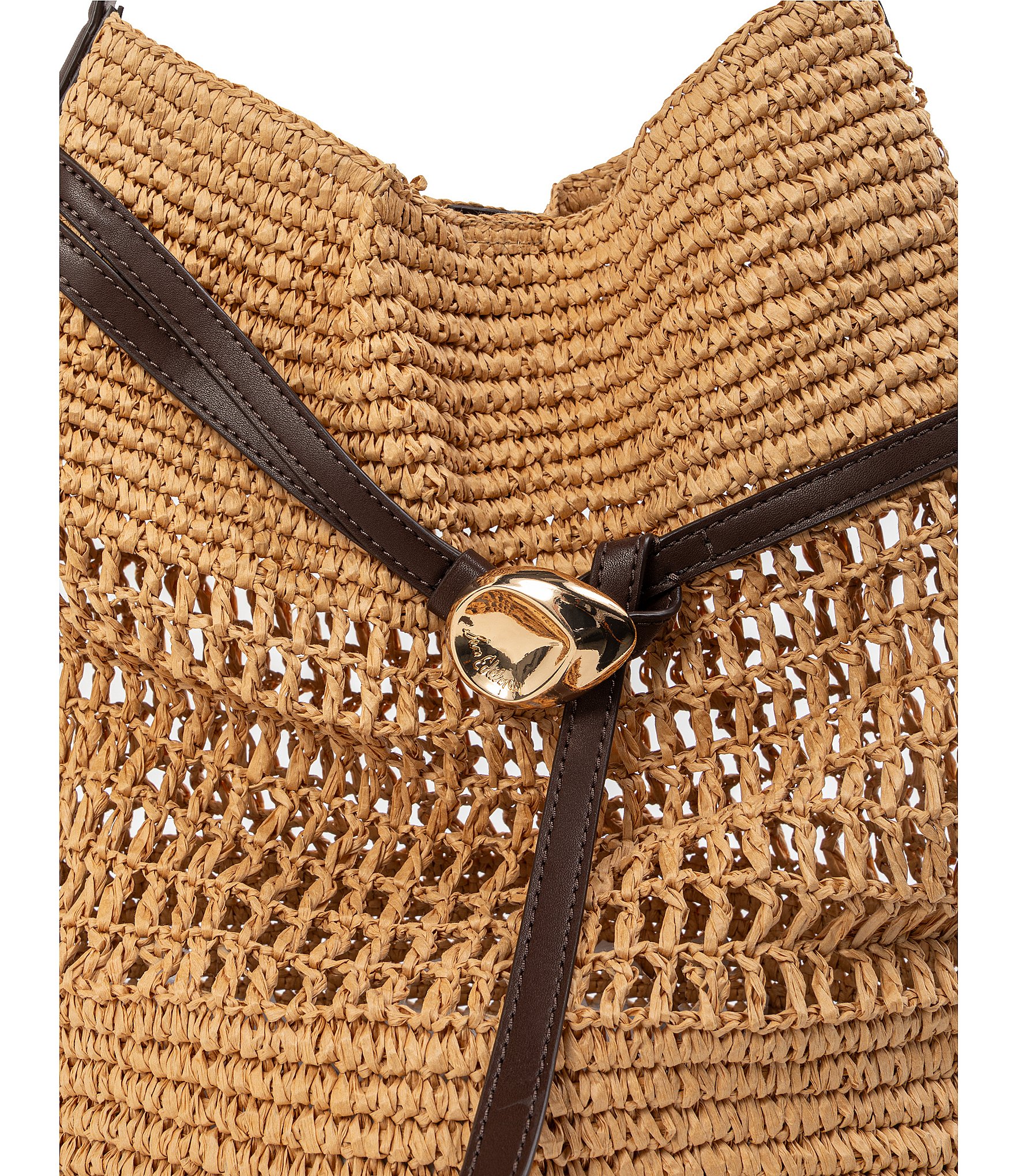 Sam Edelman Bex Raffia Woven Tote Bag
