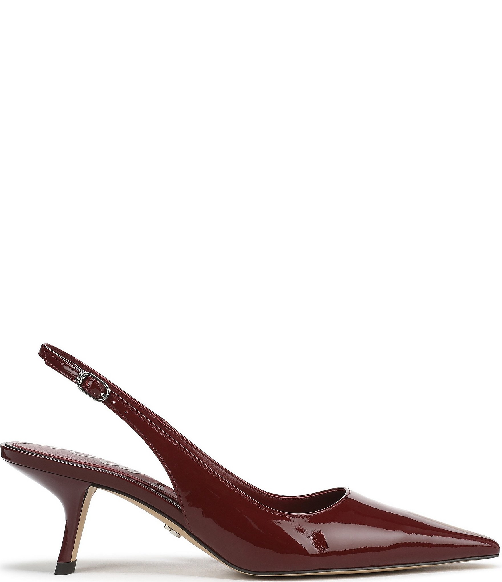 Sam Edelman Bianka Patent Leather Pointed Toe Slingback Pumps