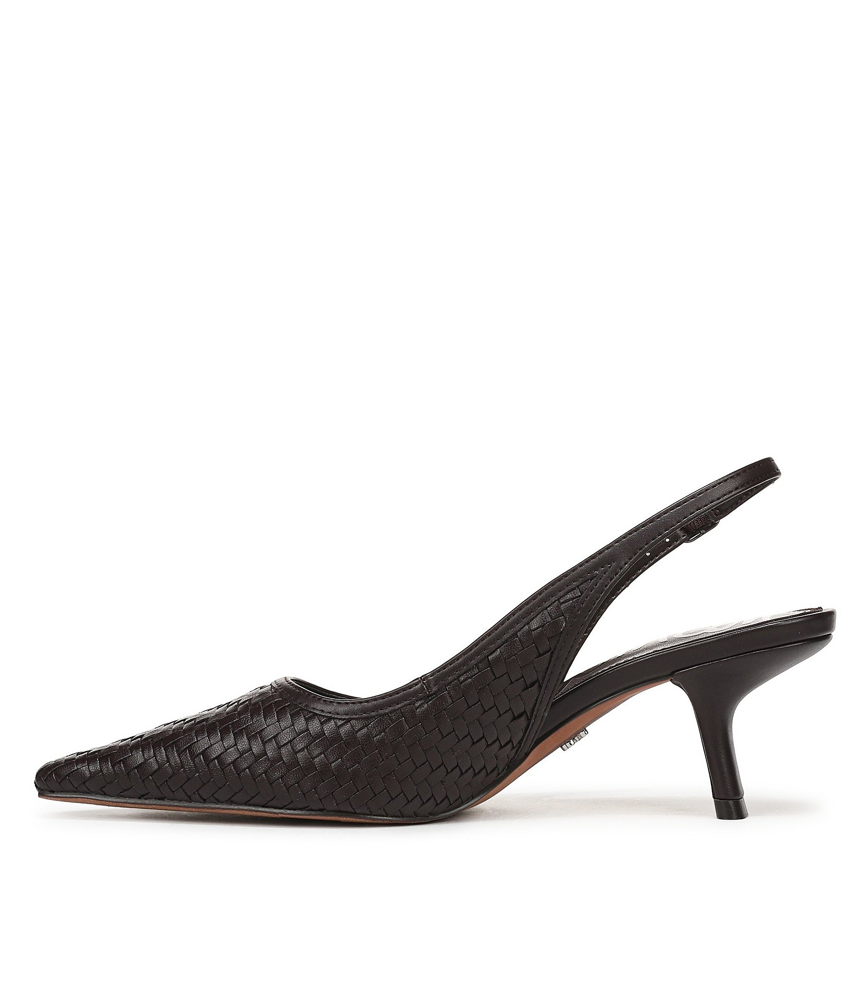 Sam Edelman Bianka Woven Pointed Toe Slingback Pumps