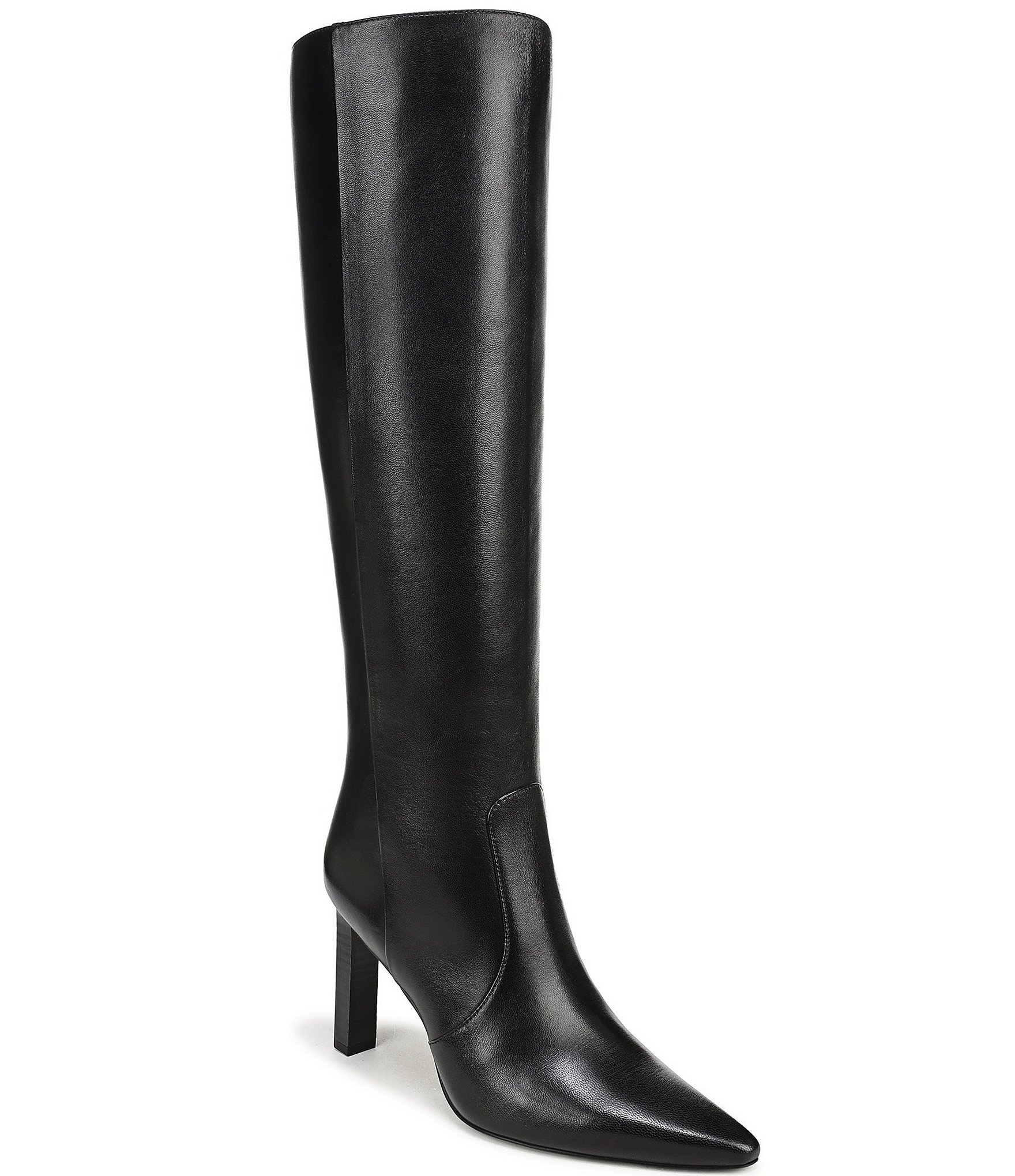 Sam Edelman Cassie Leather Pointed Toe Tall Dress Boots