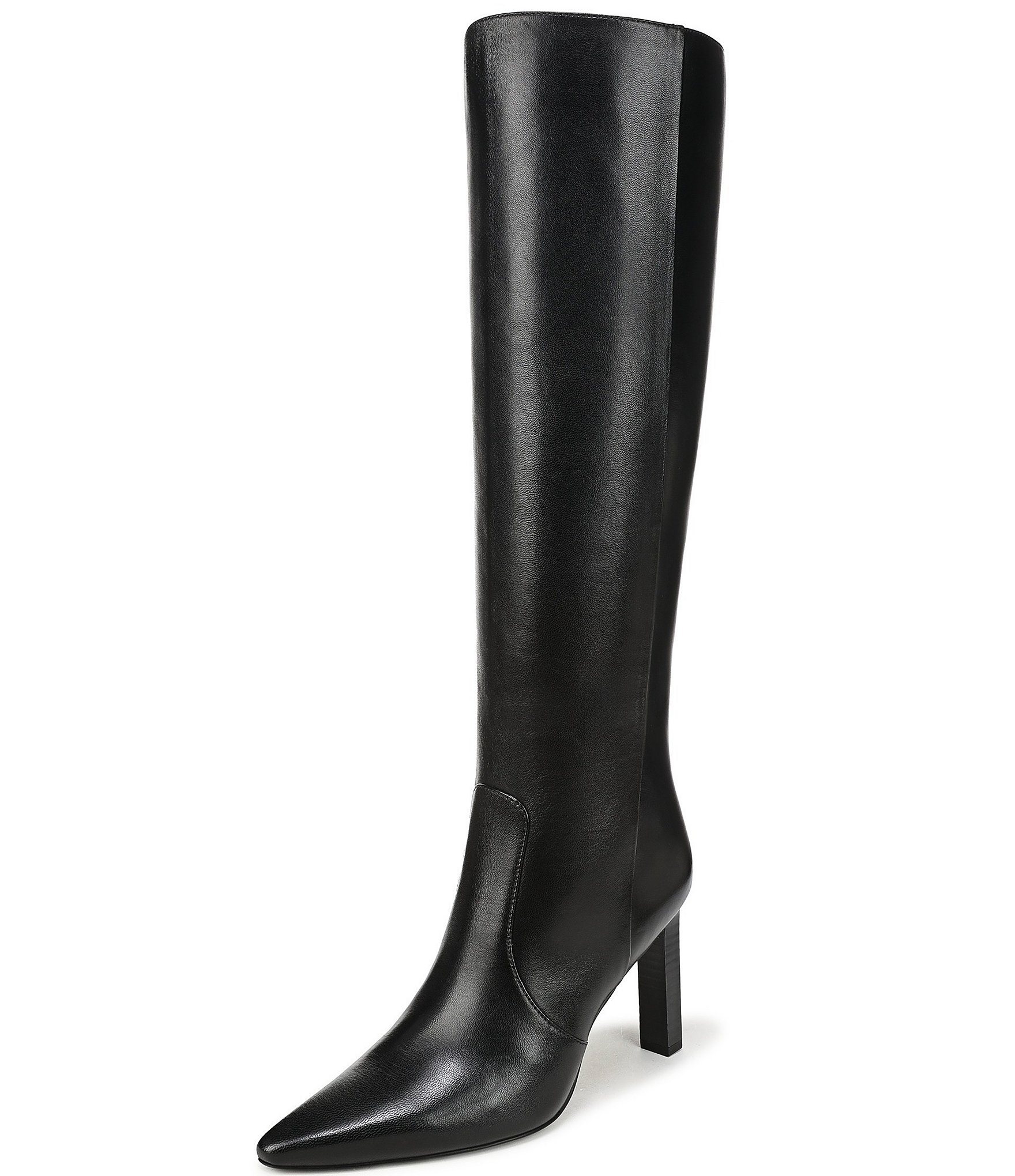 Sam Edelman Cassie Leather Pointed Toe Tall Dress Boots