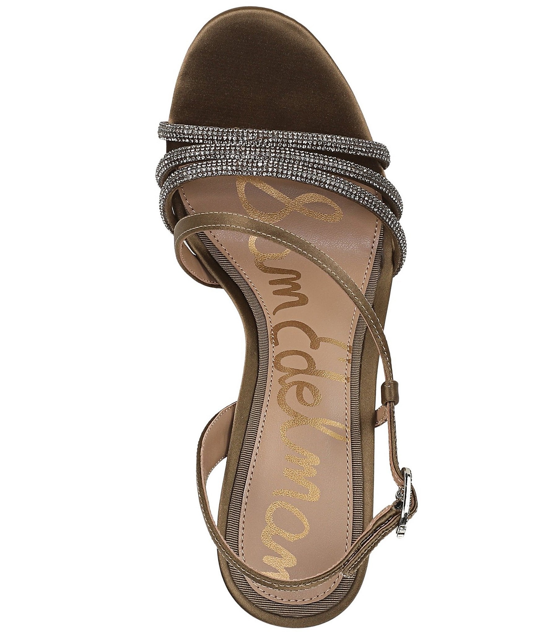 Sam Edelman Charli Glam Satin Dress Sandals
