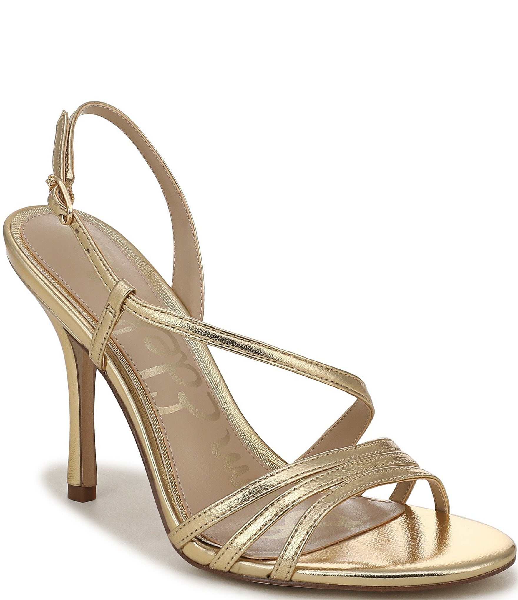 Sam Edelman Charli Metallic Leather Dress Sandals