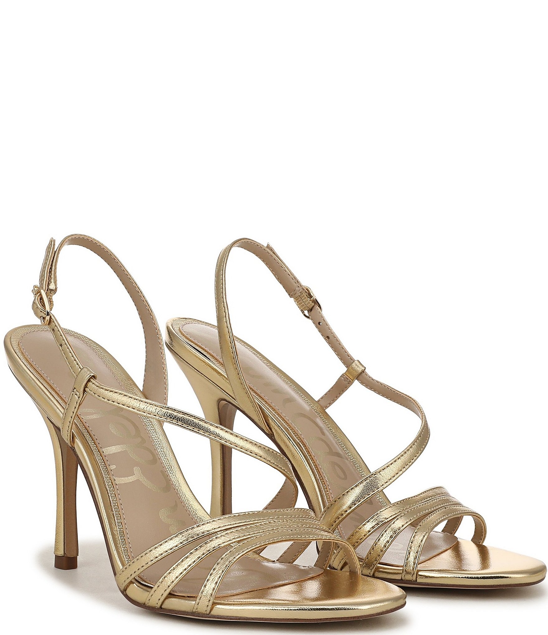 Sam Edelman Charli Metallic Leather Dress Sandals
