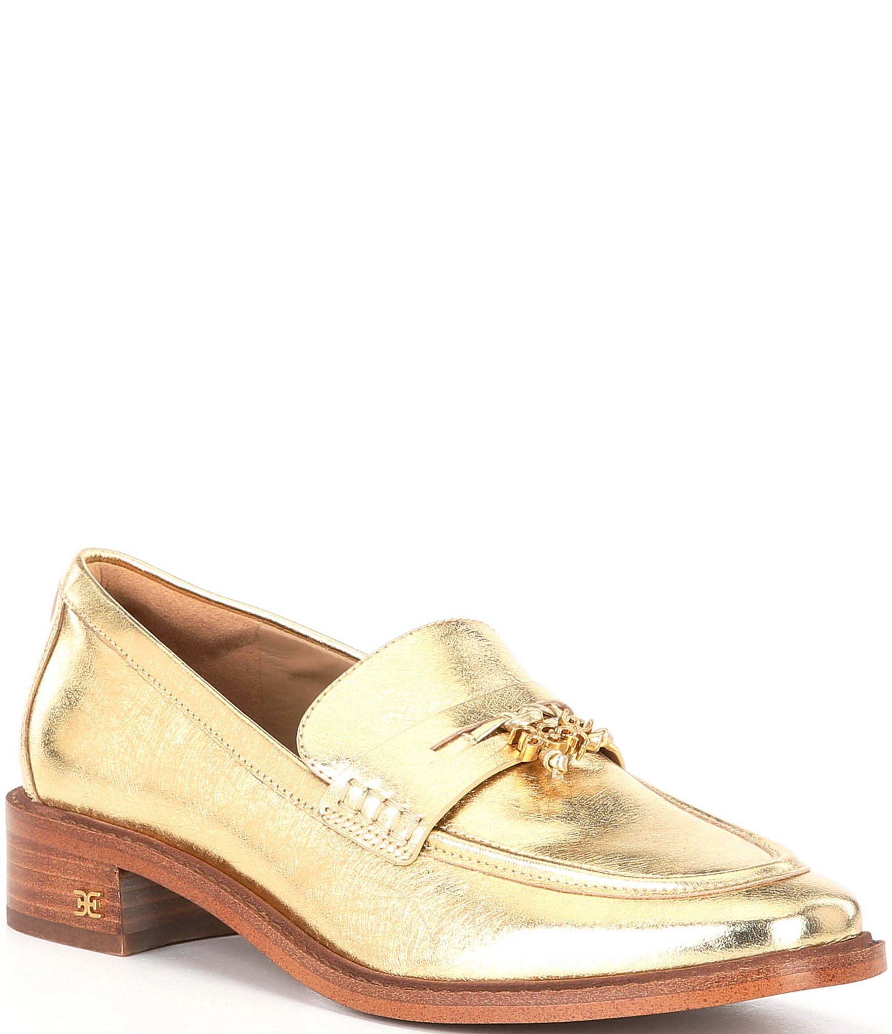 Sam edelman gold loafers online