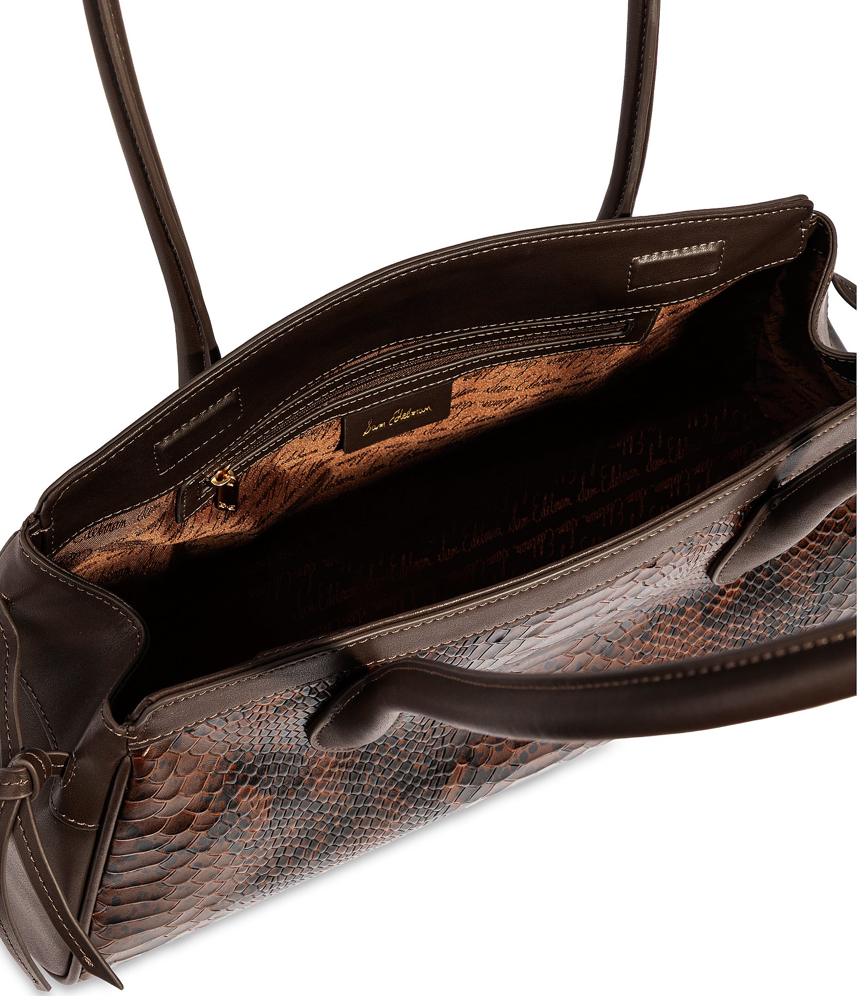 Sam Edelman Elaina East West Snake Shoulder Bag