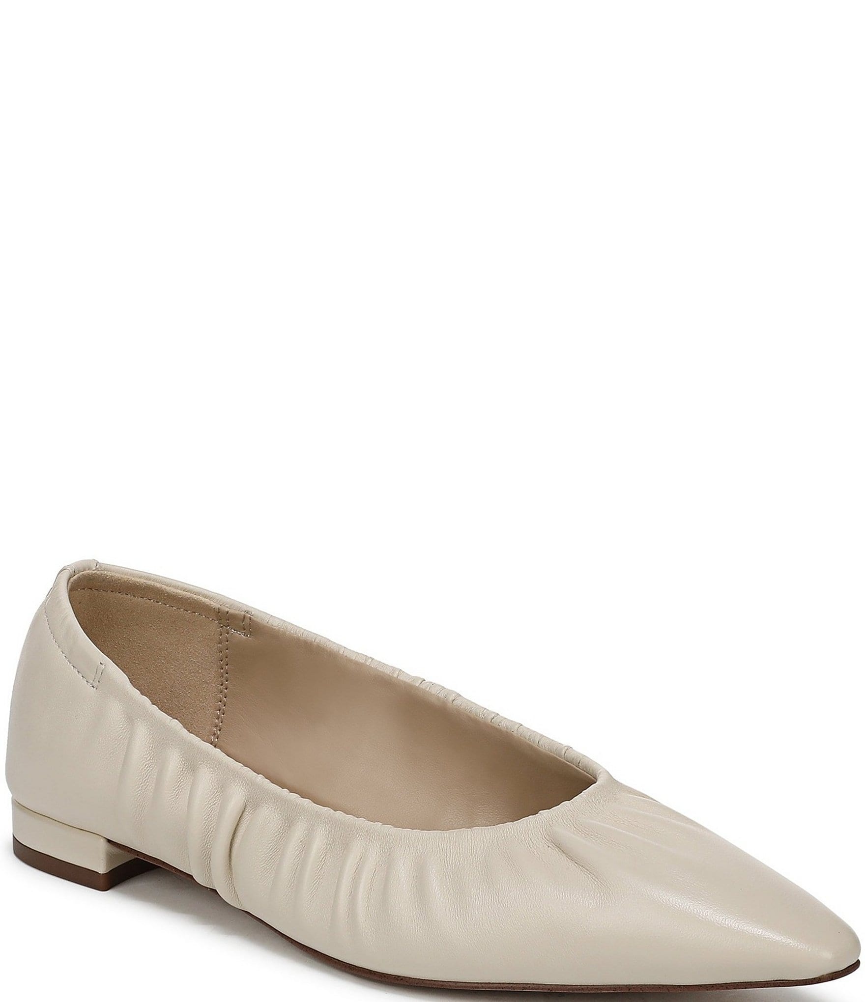 Sam Edelman Essex Leather Snip Toe Ballet Flats