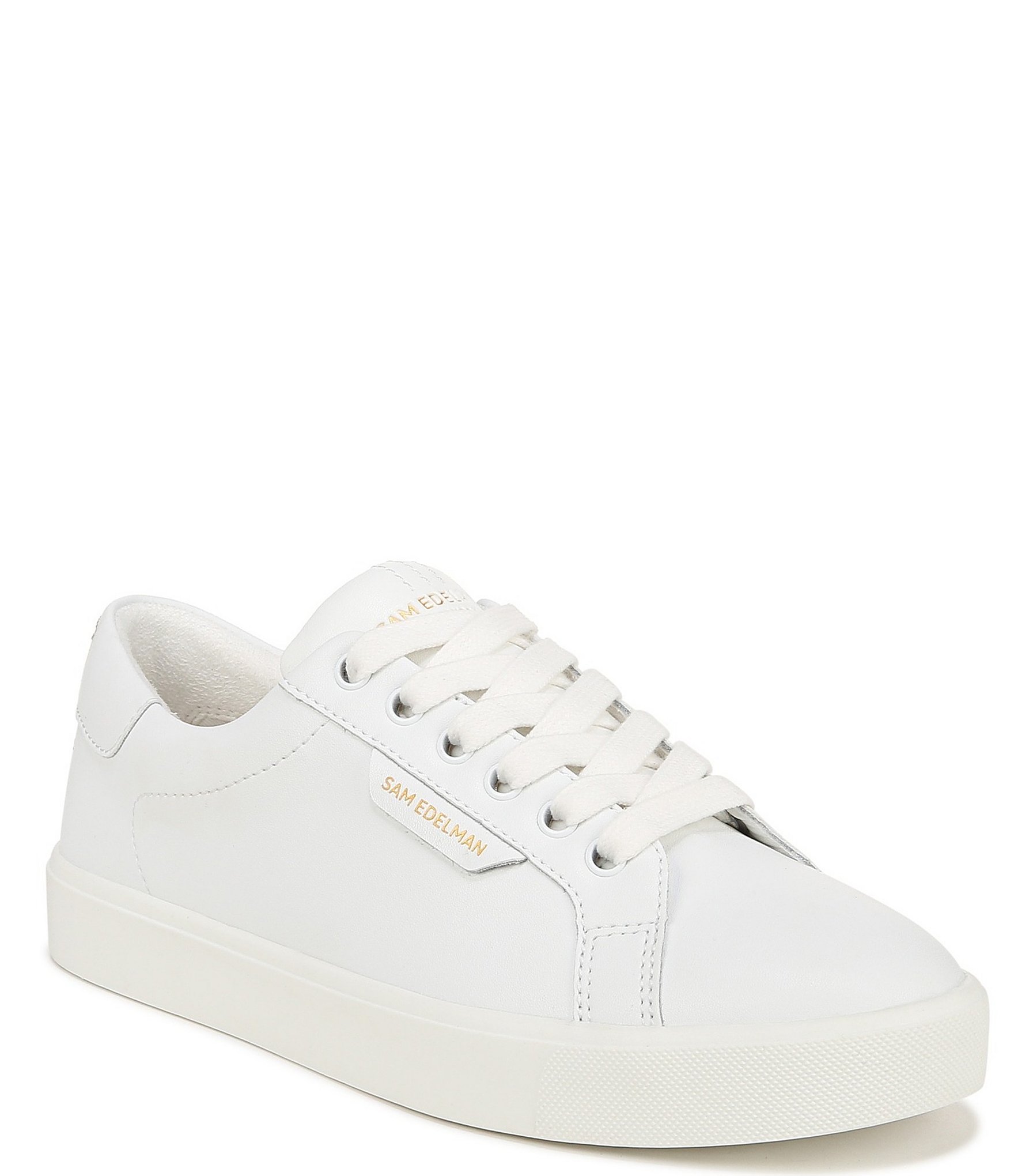 Sam Edelman Ethyl Leather Lace-Up Sneakers | Dillard's