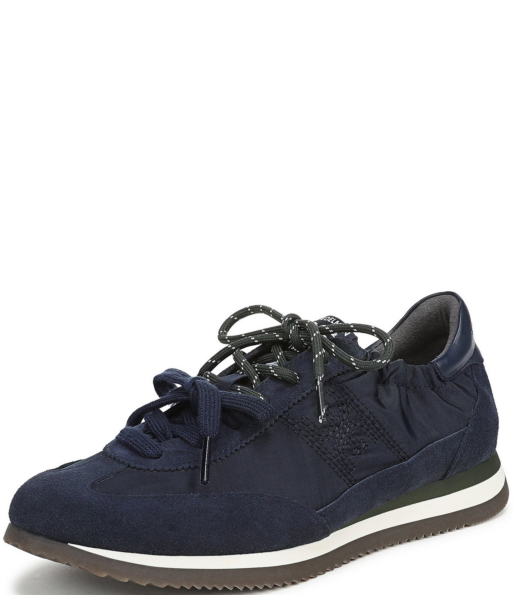 Sam Edelman Evara Nylon and Suede Logo Lace Up Sneakers