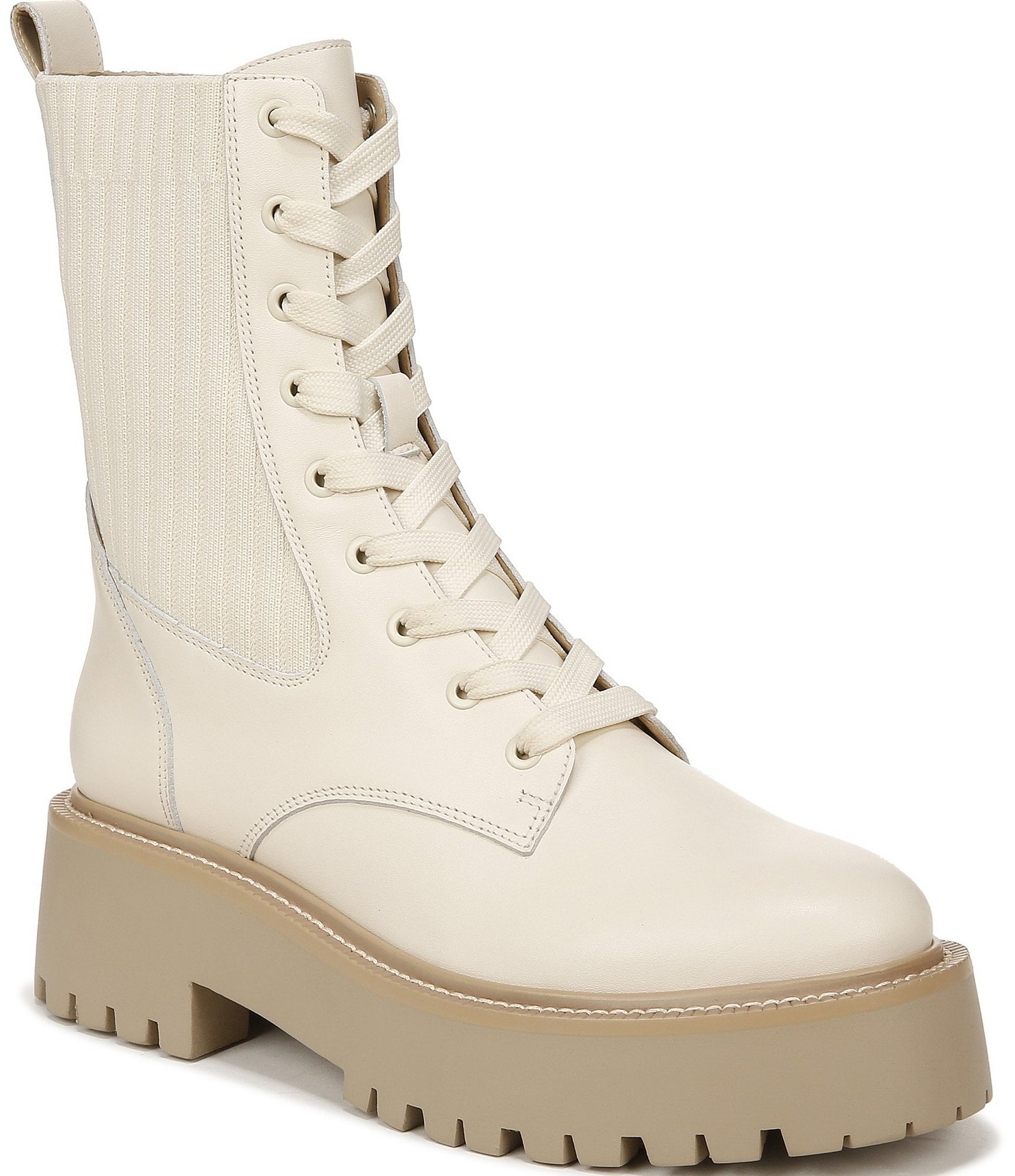Sam Edelman Evina Leather Platform Combat Boots | Dillard's