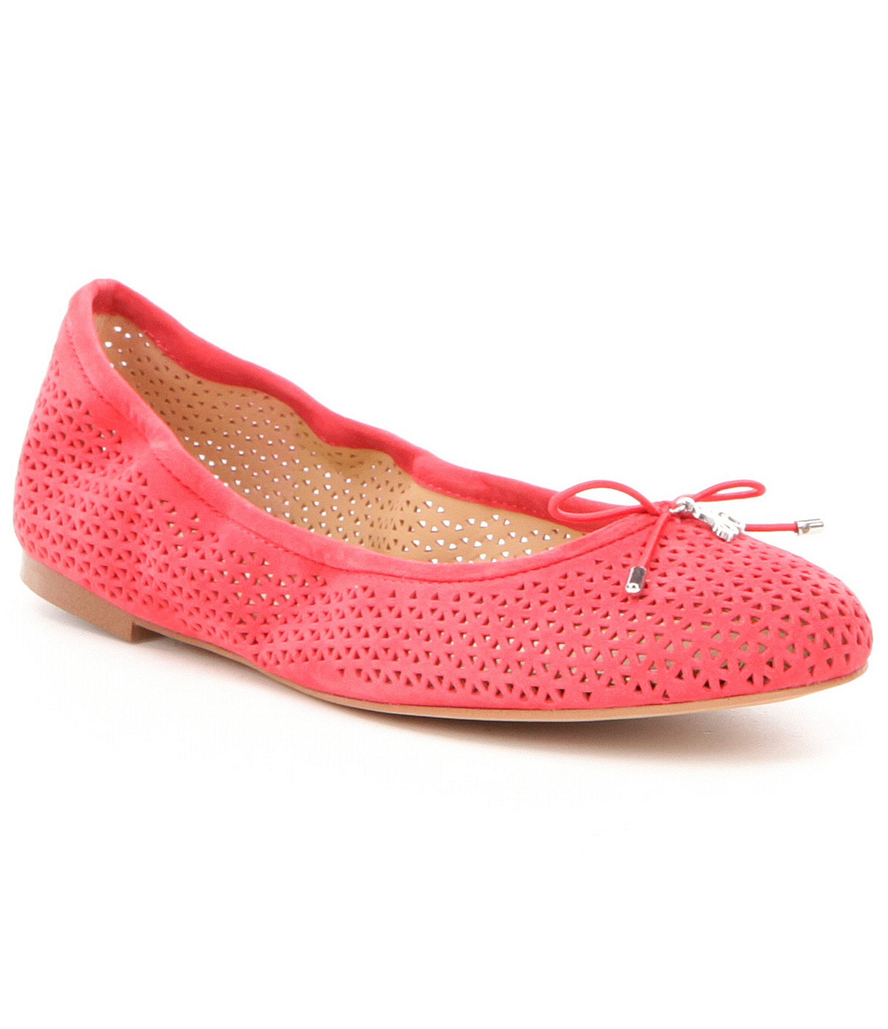 Sam Edelman Felicia 2 Perforated Suede Flats | Dillards