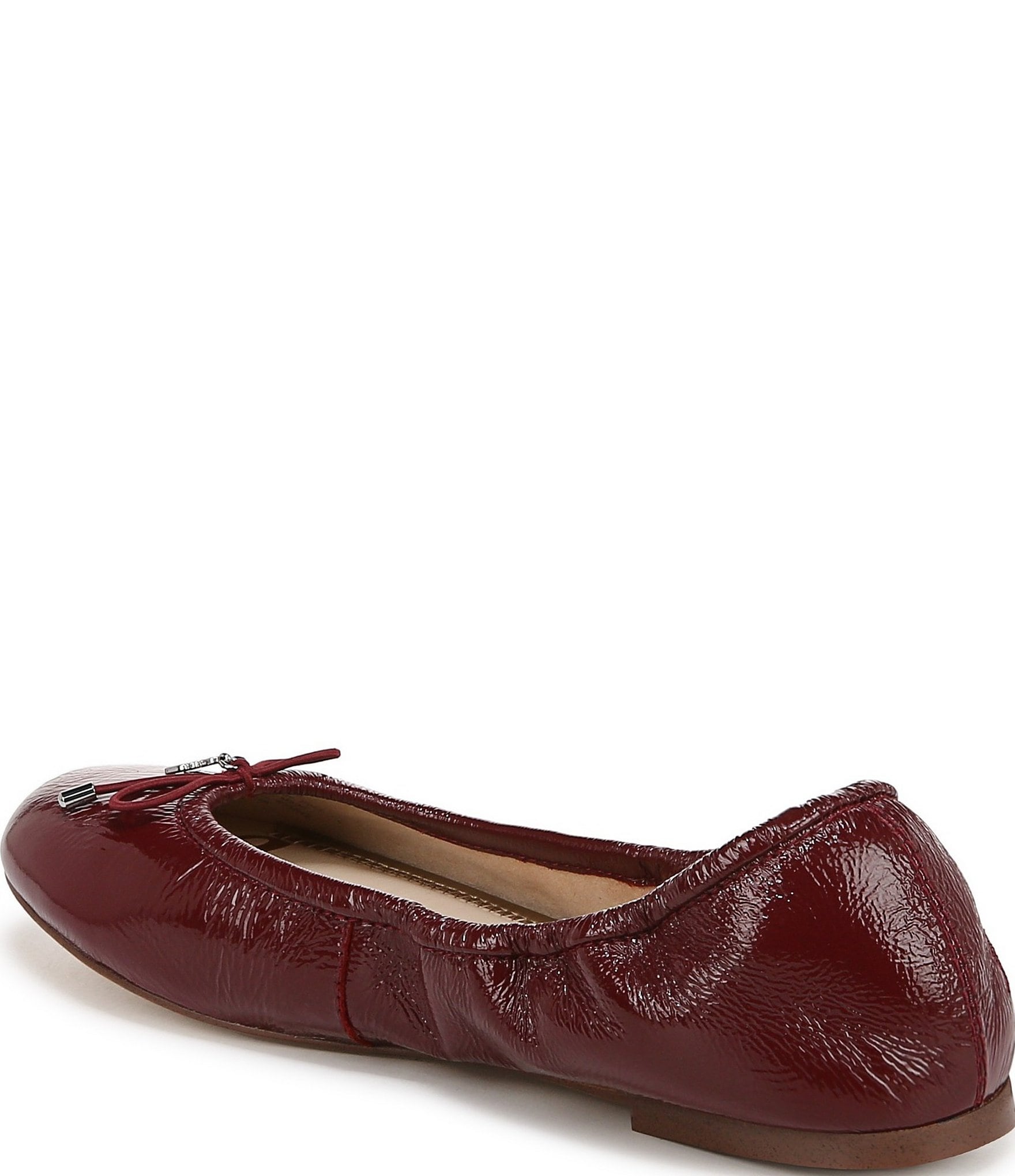 Sam Edelman Felicia Patent Leather Bow Detail Ballet Flats