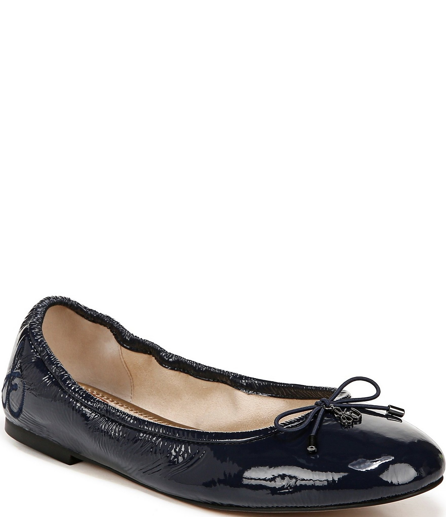 Sam Edelman Felicia Patent Leather Bow Detail Ballet Flats | Dillard's