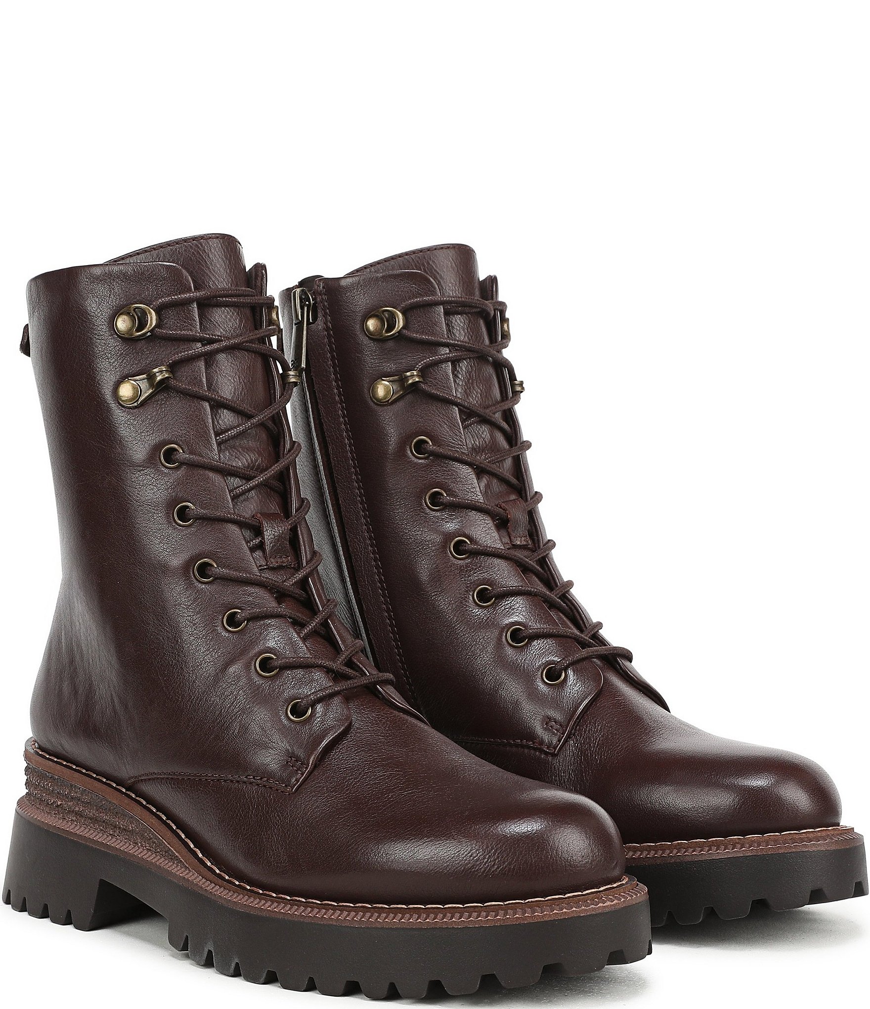 Sam Edelman Gemma Leather Combat Booties