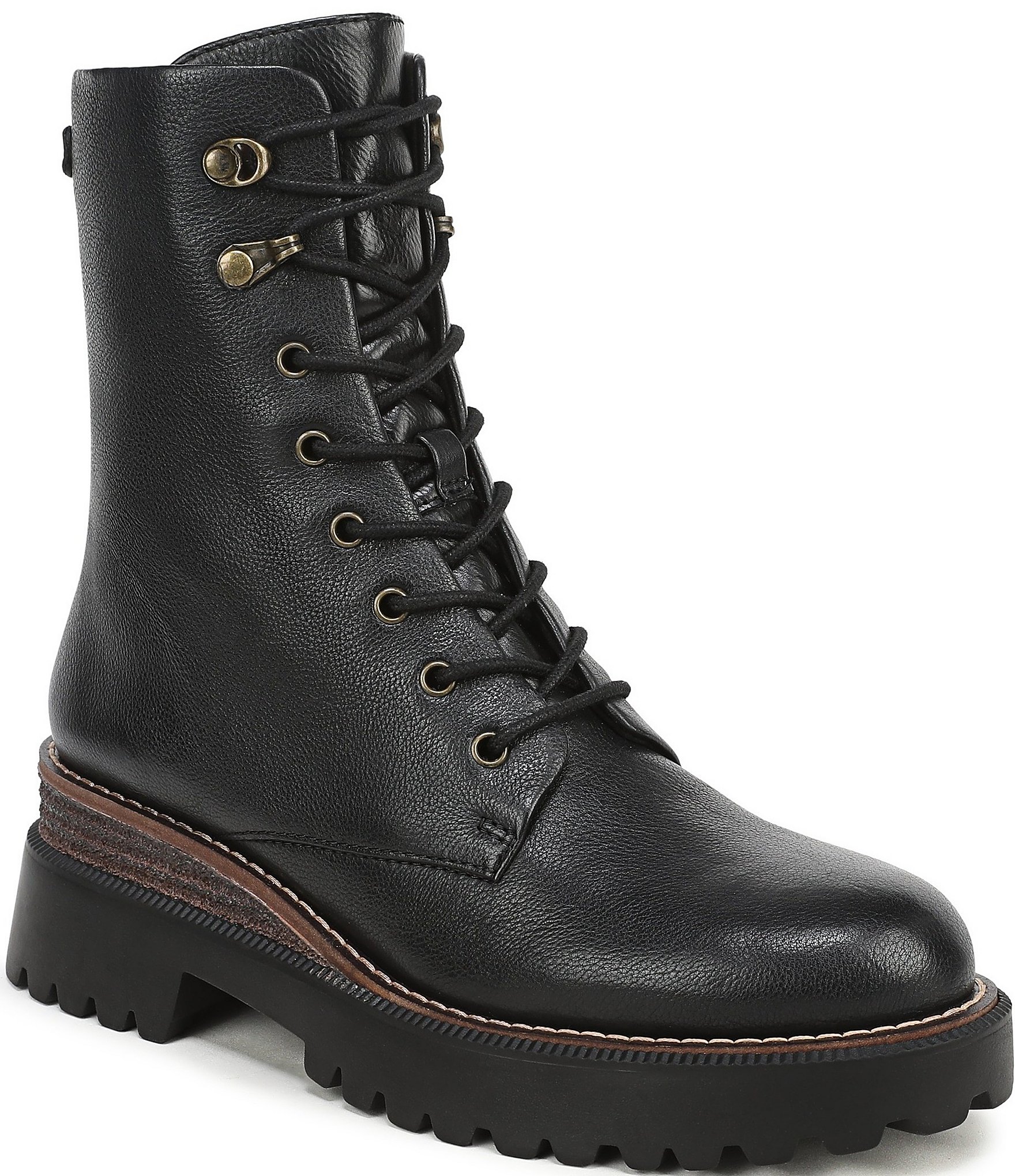Sam Edelman Gemma Leather Combat Booties
