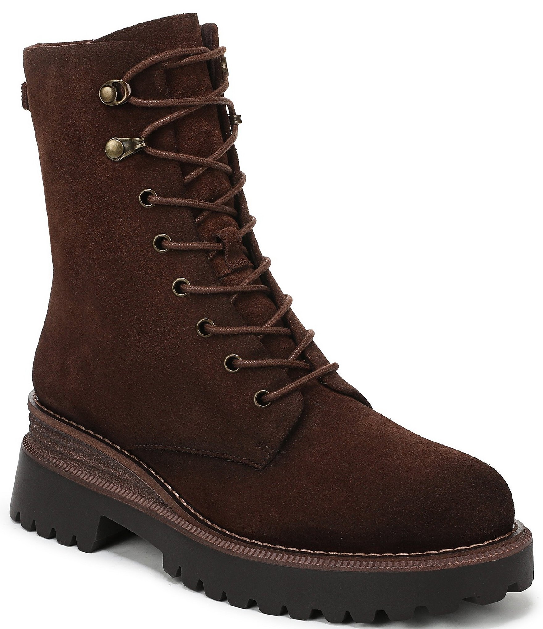 Sam Edelman Gemma Suede Combat Booties
