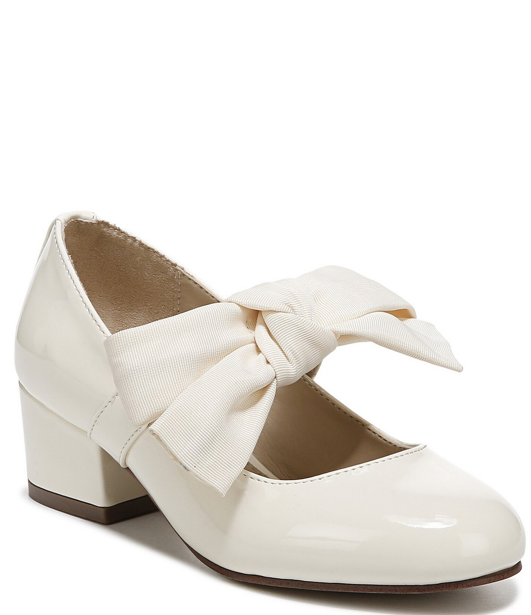 Sam Edelman Girls' Teddy Patent Covered Bow Heels (Youth) | Dillard's