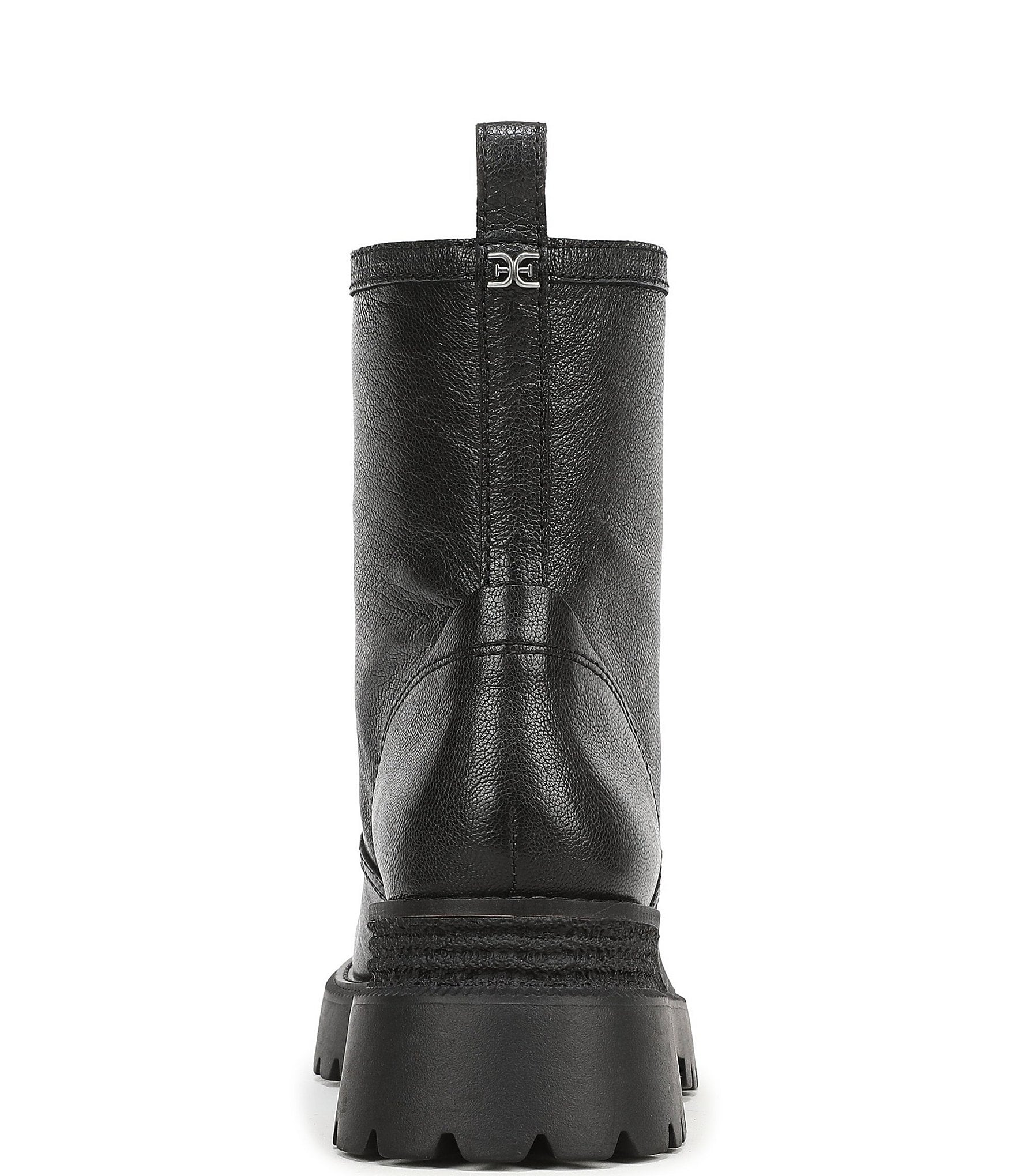Sam Edelman Grove Leather Center Zip Lug Booties