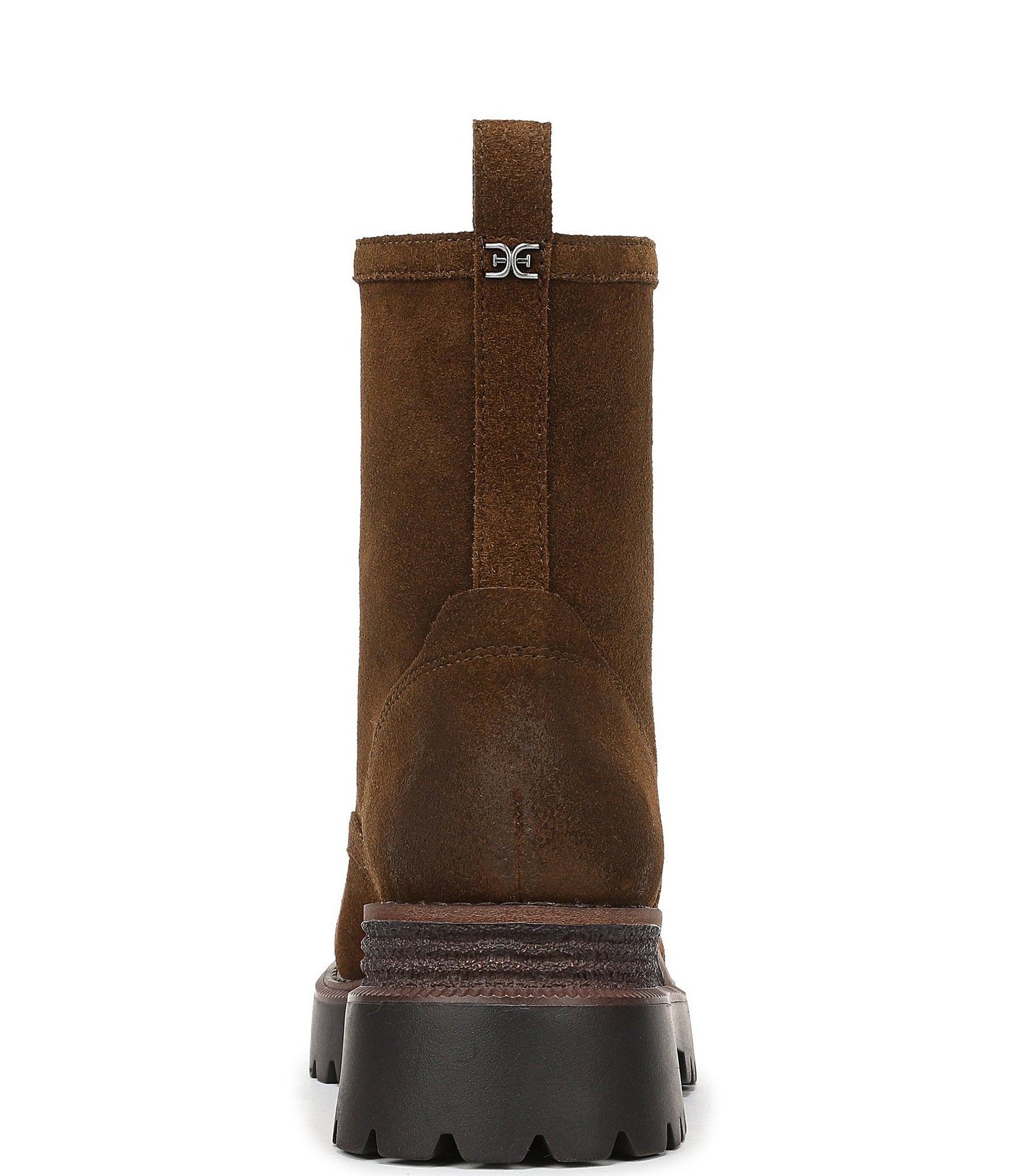 Sam Edelman Grove Suede Center Zip Lug Booties