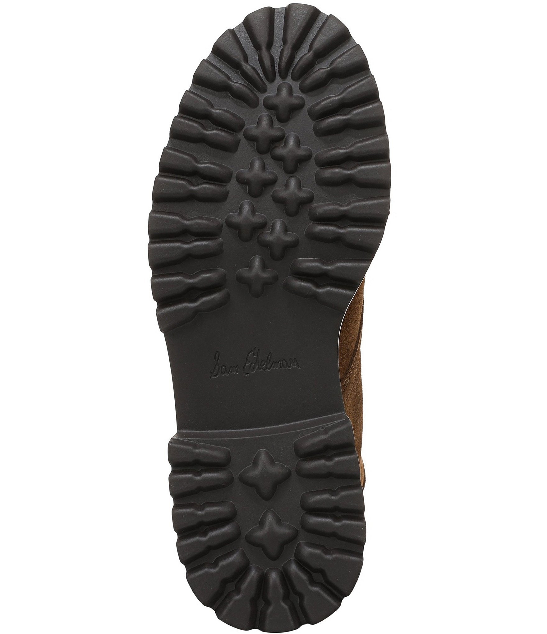Sam Edelman Grove Suede Center Zip Lug Booties