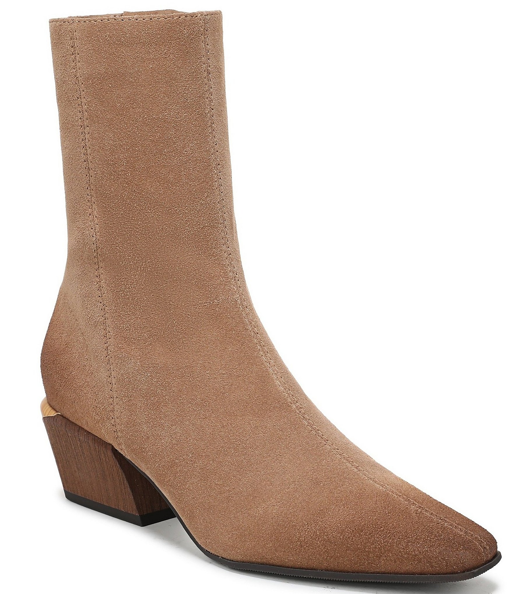 Sam Edelman Harmony 2 Suede Snip Toe Dress Booties