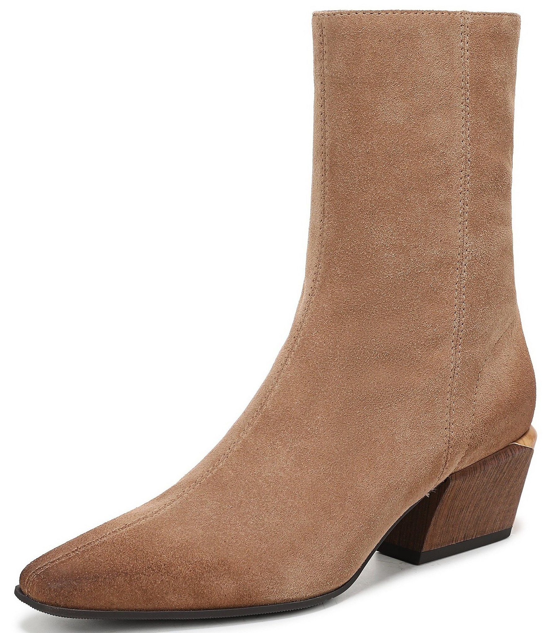 Sam Edelman Harmony 2 Suede Snip Toe Dress Booties