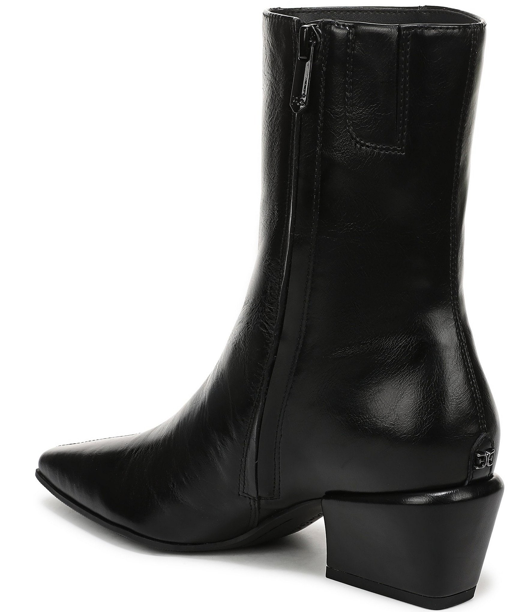 Sam Edelman Harmony Leather Snip Toe Dress Booties
