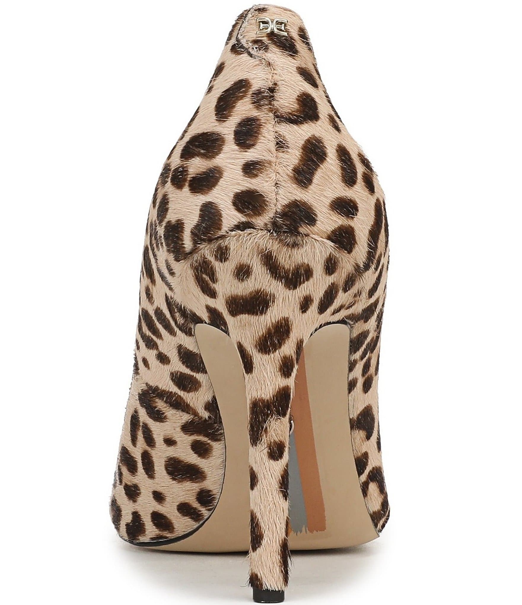 Sam Edelman Hazel Leopard Print Calf Hair Pumps