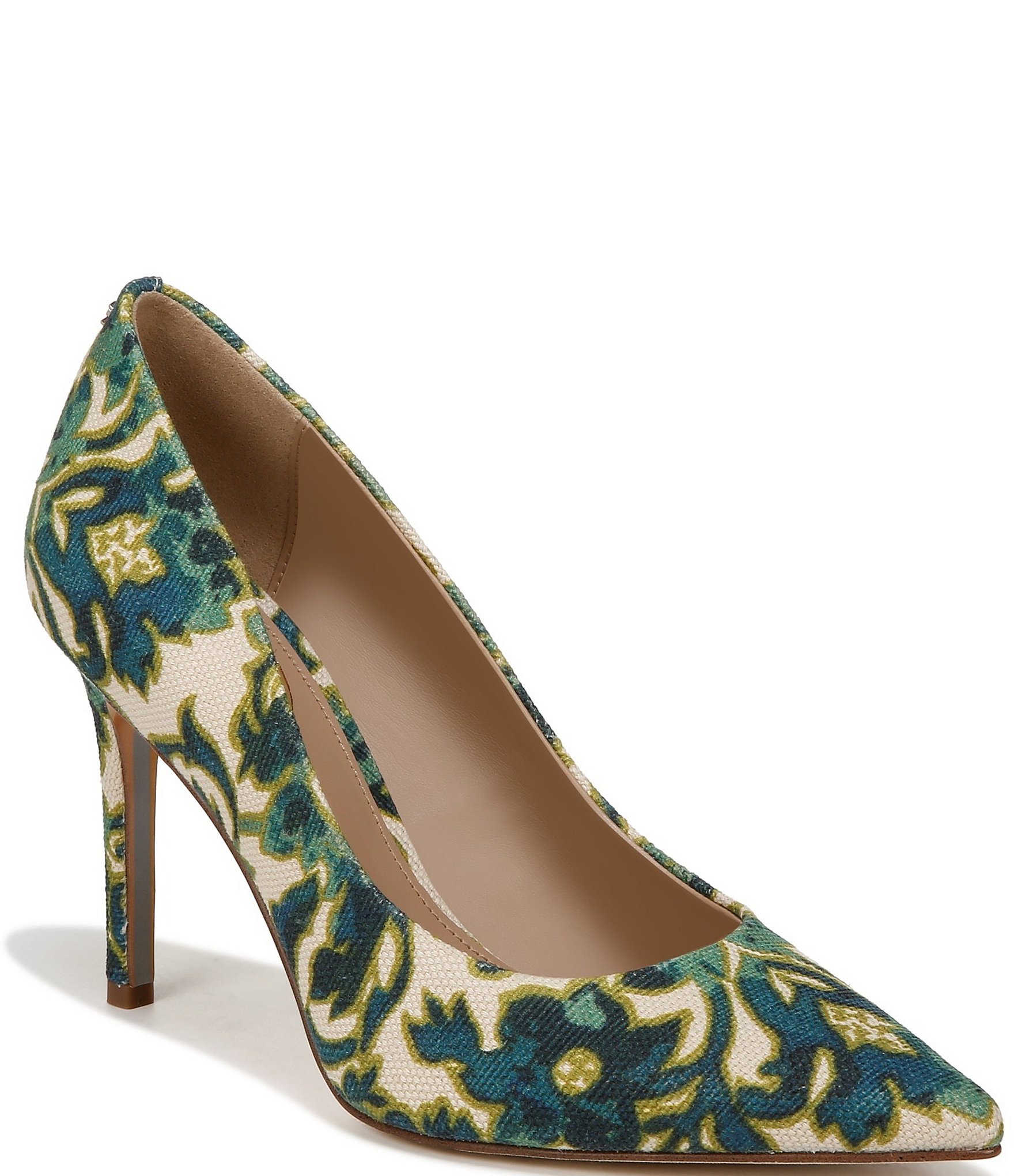 ASOS Penelope Stiletto Court Shoes in Green | Lyst Australia