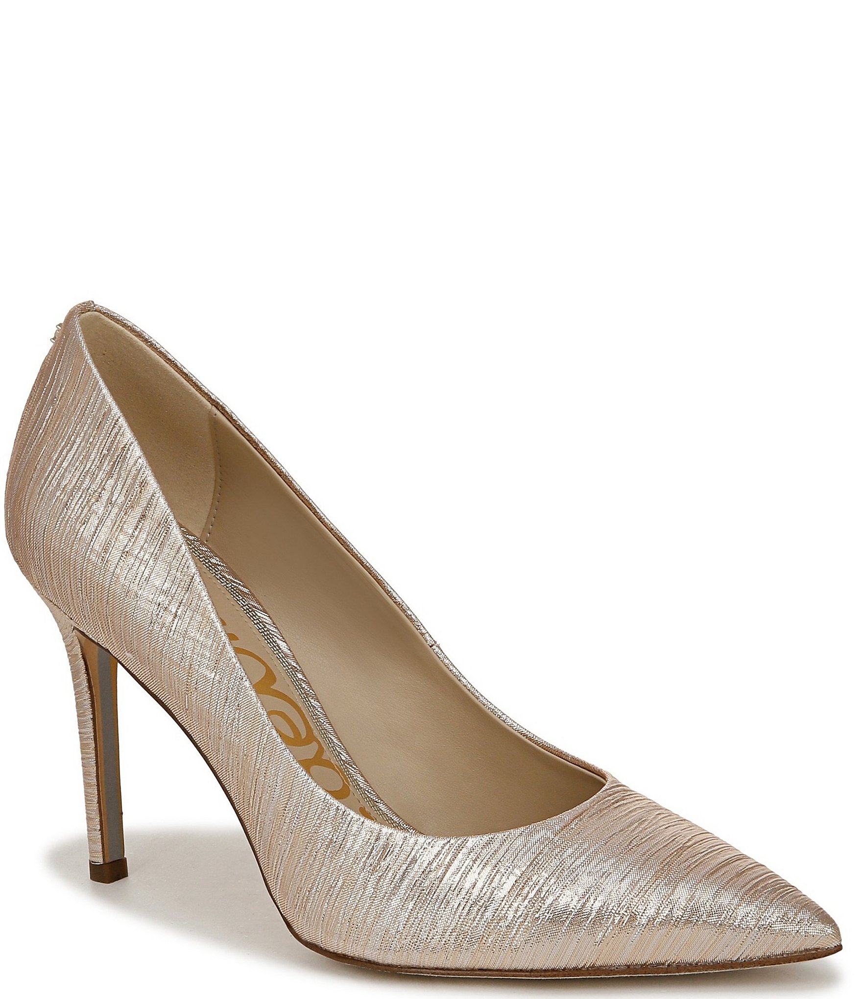 Sam Edelman Hazel Metallic Melange Pointed Toe Pumps | Dillard's