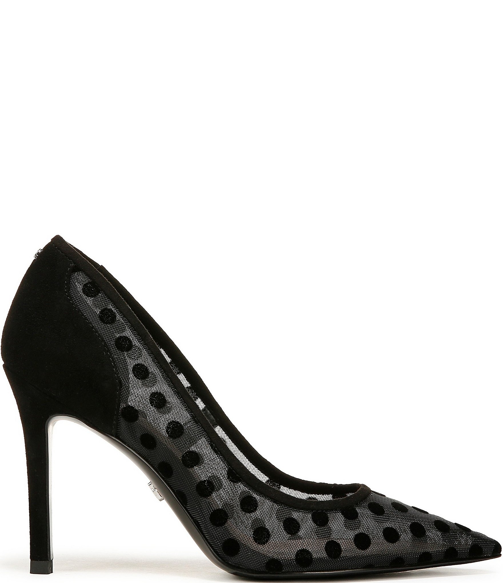 Sam Edelman Hazel Polka Dot Mesh Pumps