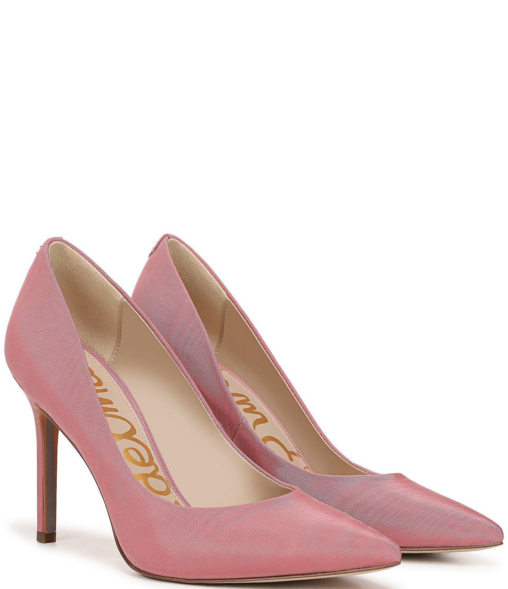Sam Edelman Hazel Silk Fabric Pointed Toe Pumps