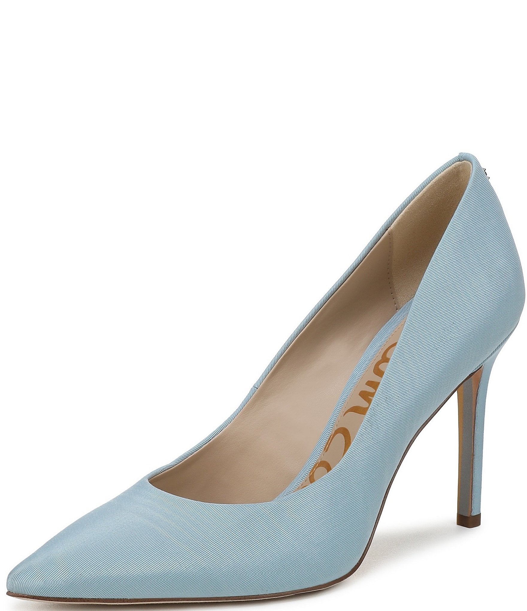 Sam Edelman Hazel Silk Fabric Pointed Toe Pumps