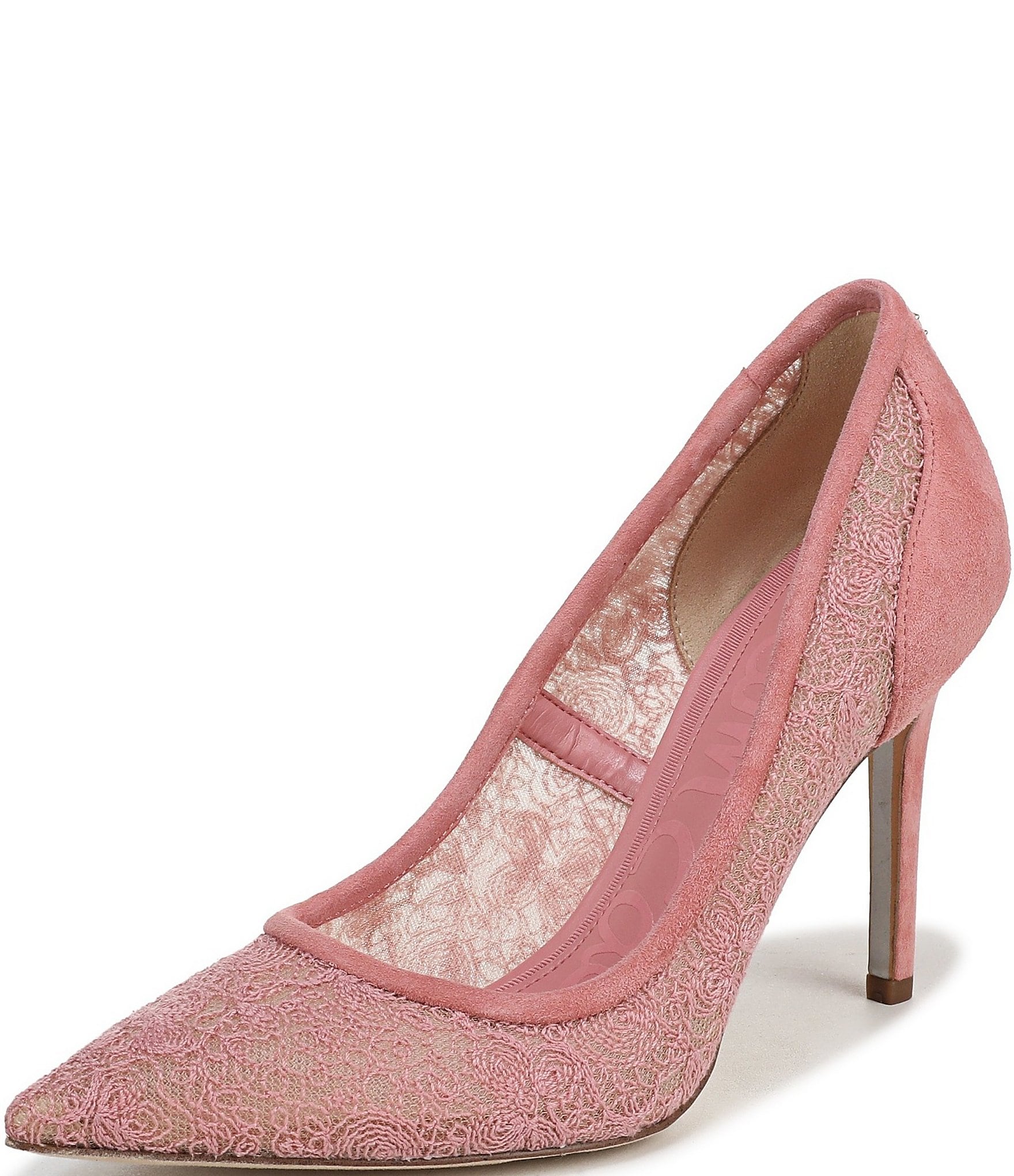 Sam Edelman Hazel Whimsy Mesh Pointed Toe Pumps